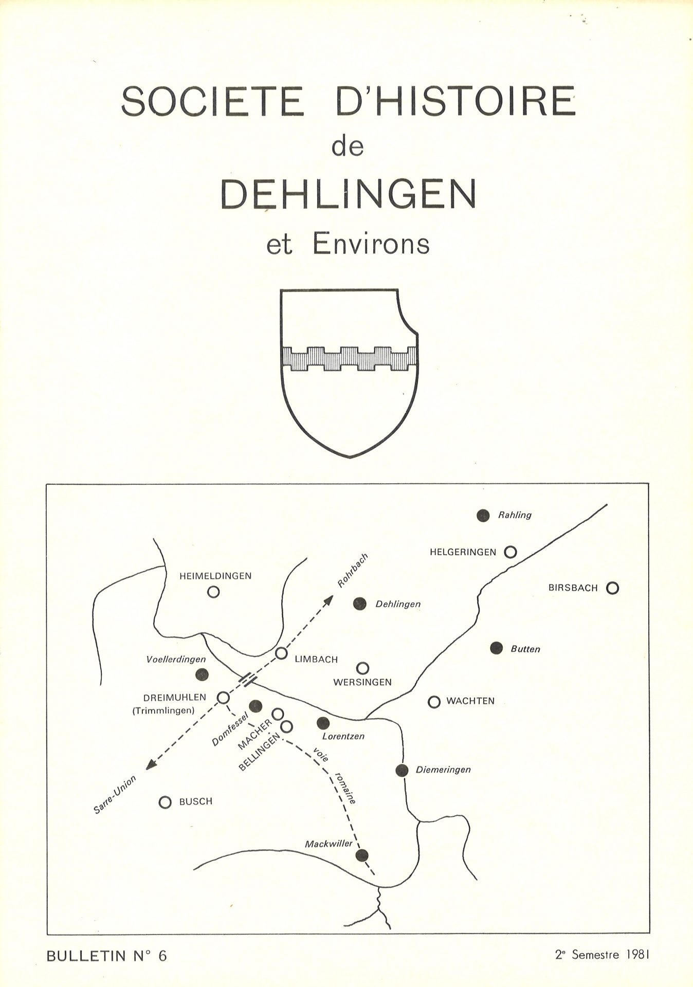 Bulletin de la Société d'Histoire de Dehlingen et Environs