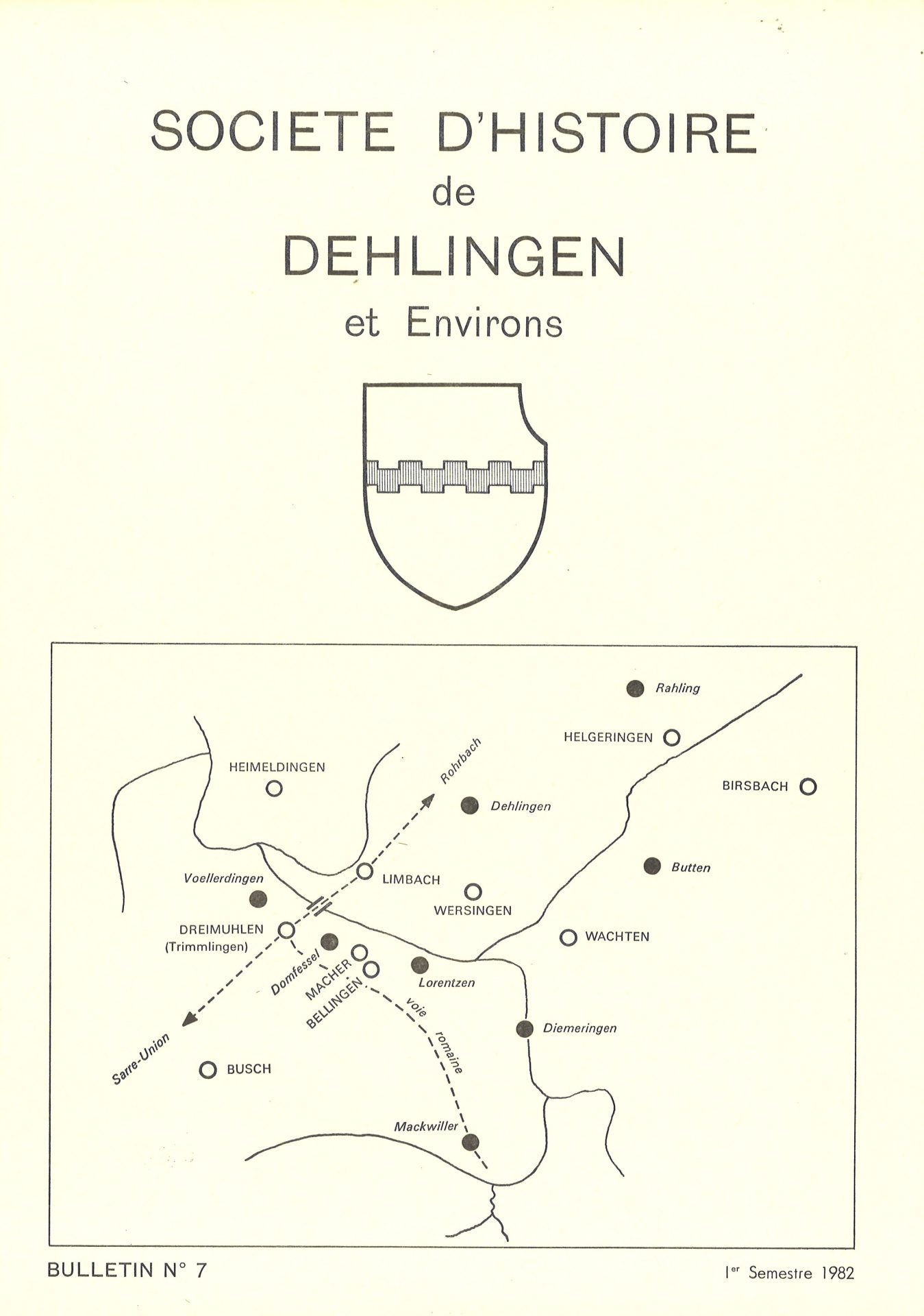 Bulletin de la Société d'Histoire de Dehlingen et Environs