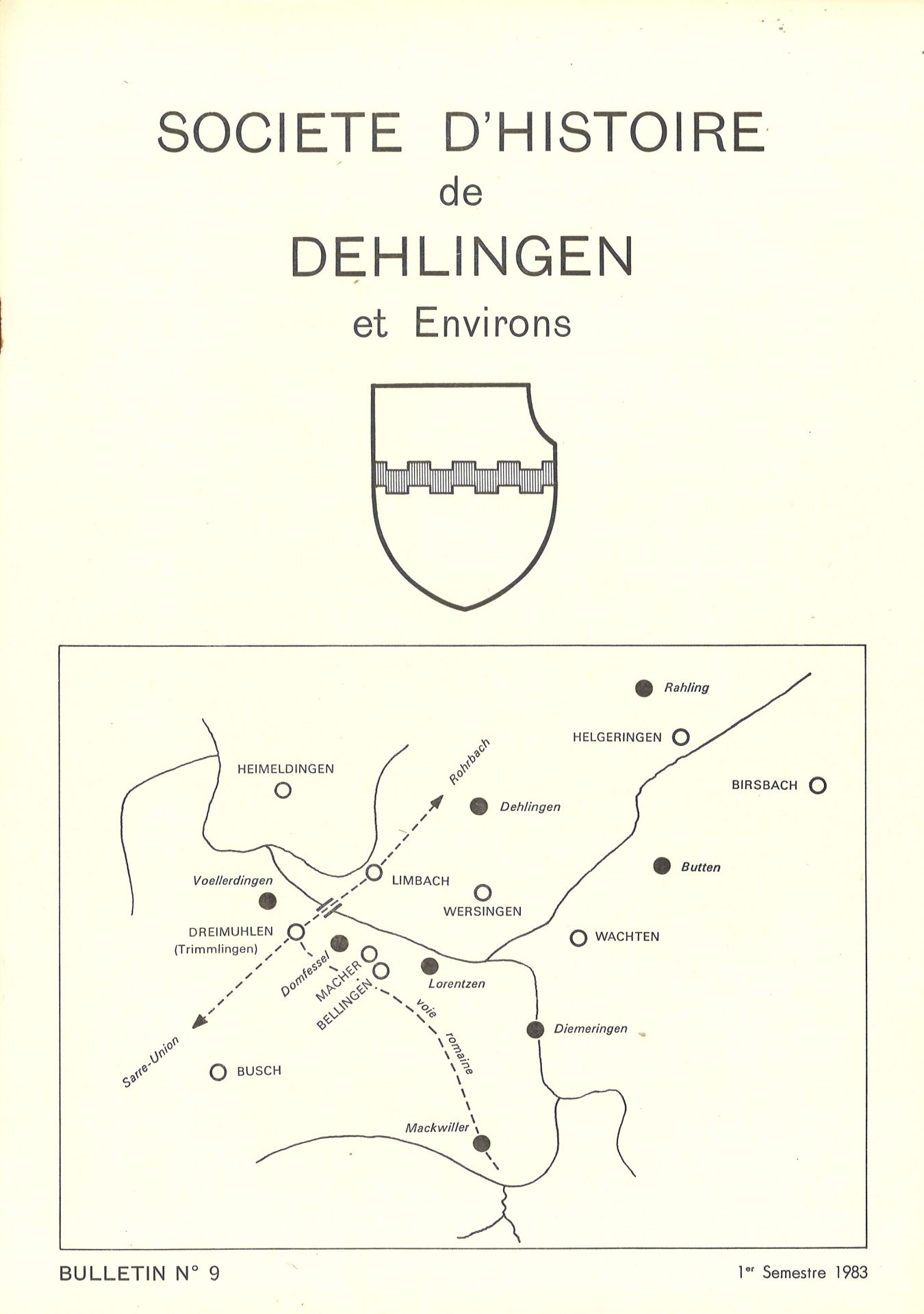 Bulletin de la Société d'Histoire de Dehlingen et Environs