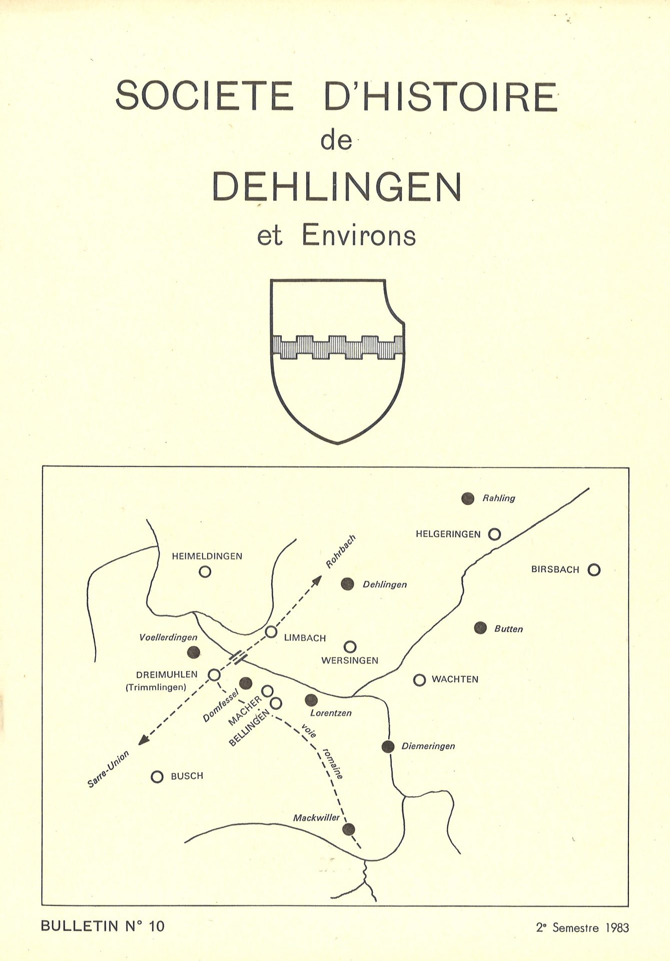 Bulletin de la Société d'Histoire de Dehlingen et Environs
