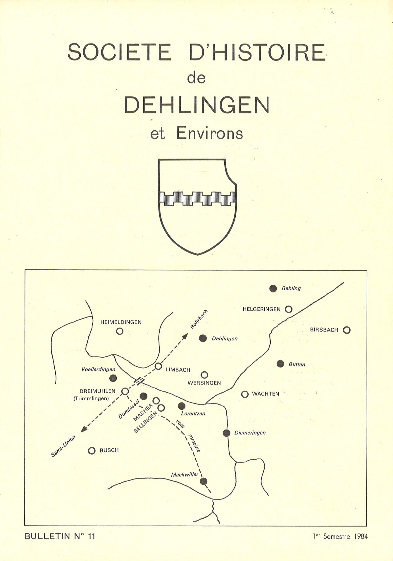 Bulletin de la Société d'Histoire de Dehlingen et Environs