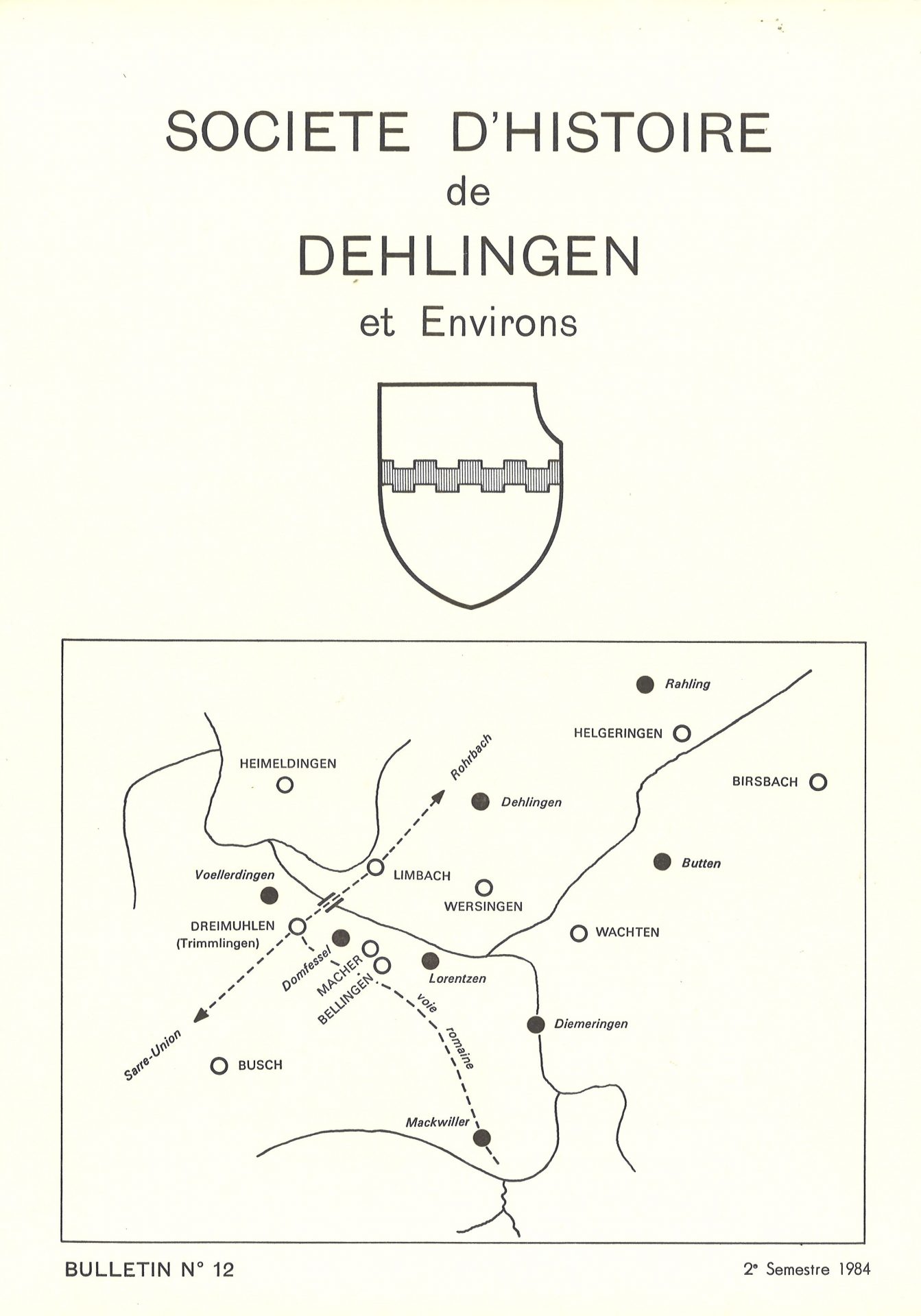 Bulletin de la Société d'Histoire de Dehlingen et Environs