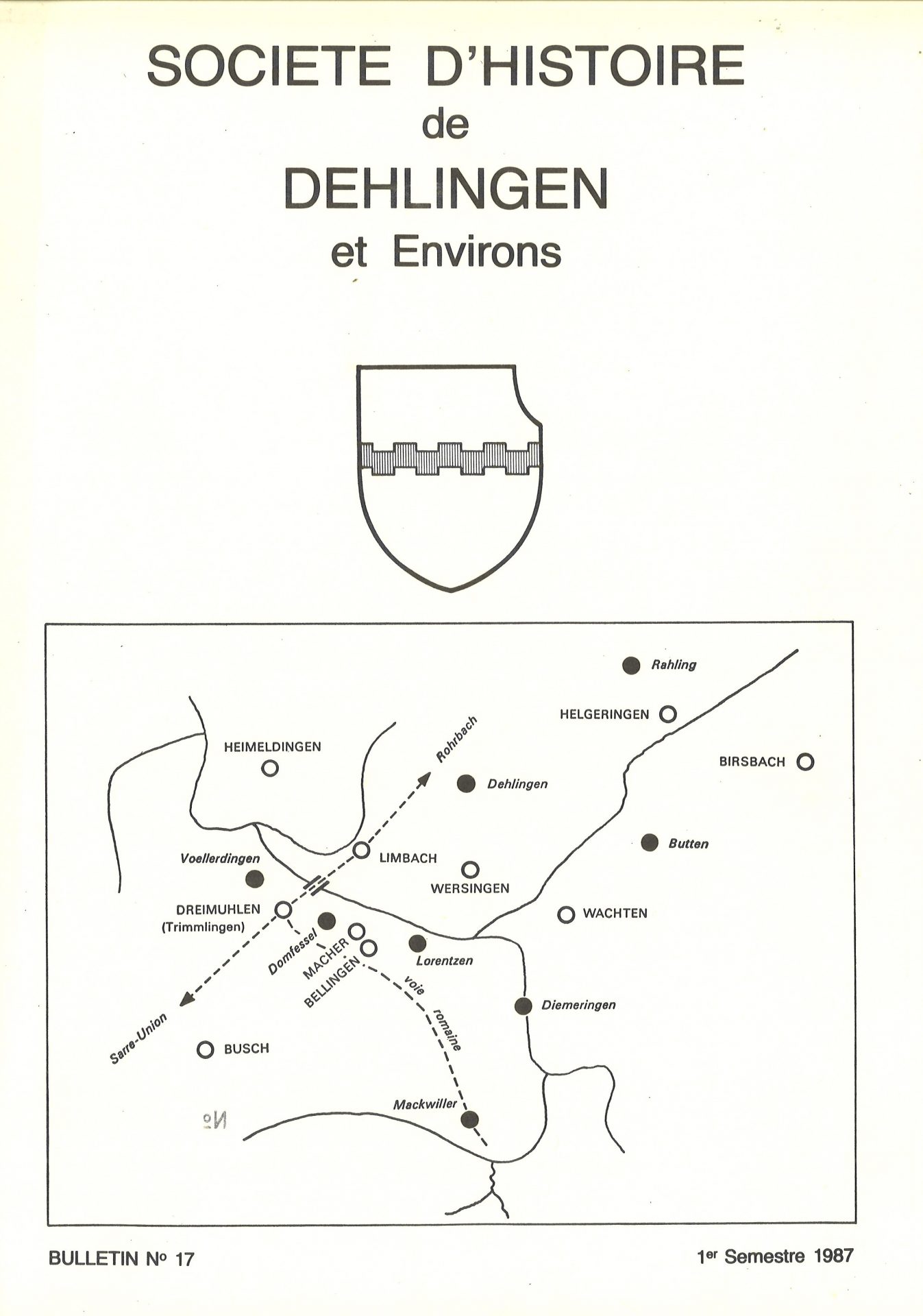 Bulletin de la Société d'Histoire de Dehlingen et Environs