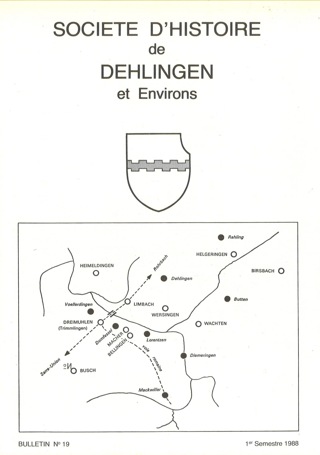 Bulletin de la Société d'Histoire de Dehlingen et Environs