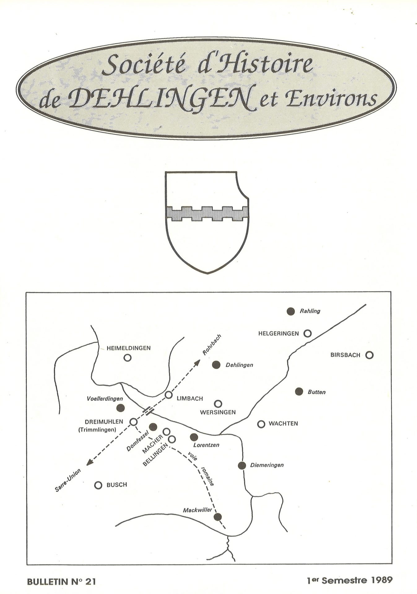 Bulletin de la Société d'Histoire de Dehlingen et Environs
