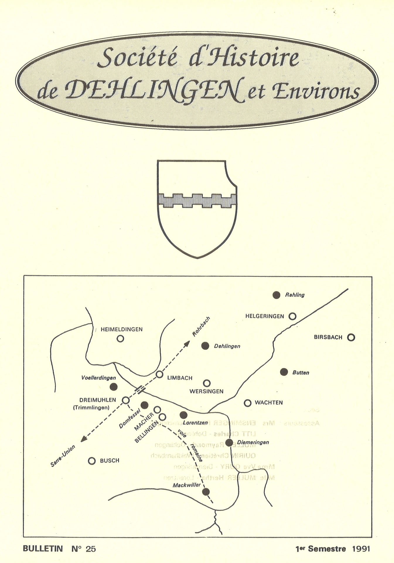 Bulletin de la Société d'Histoire de Dehlingen et Environs