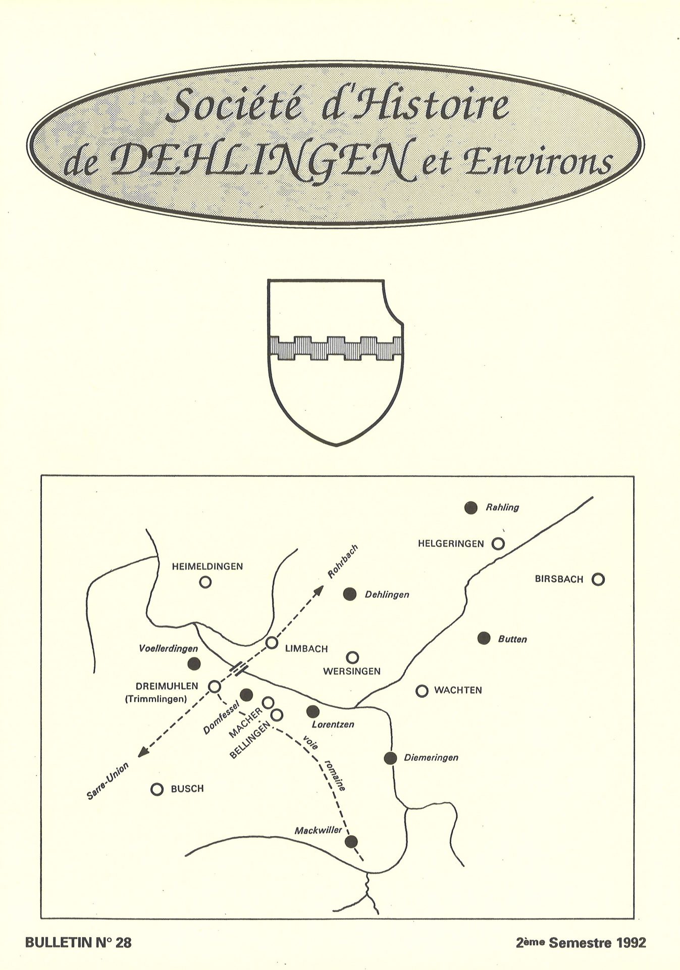 Bulletin de la Société d'Histoire de Dehlingen et Environs