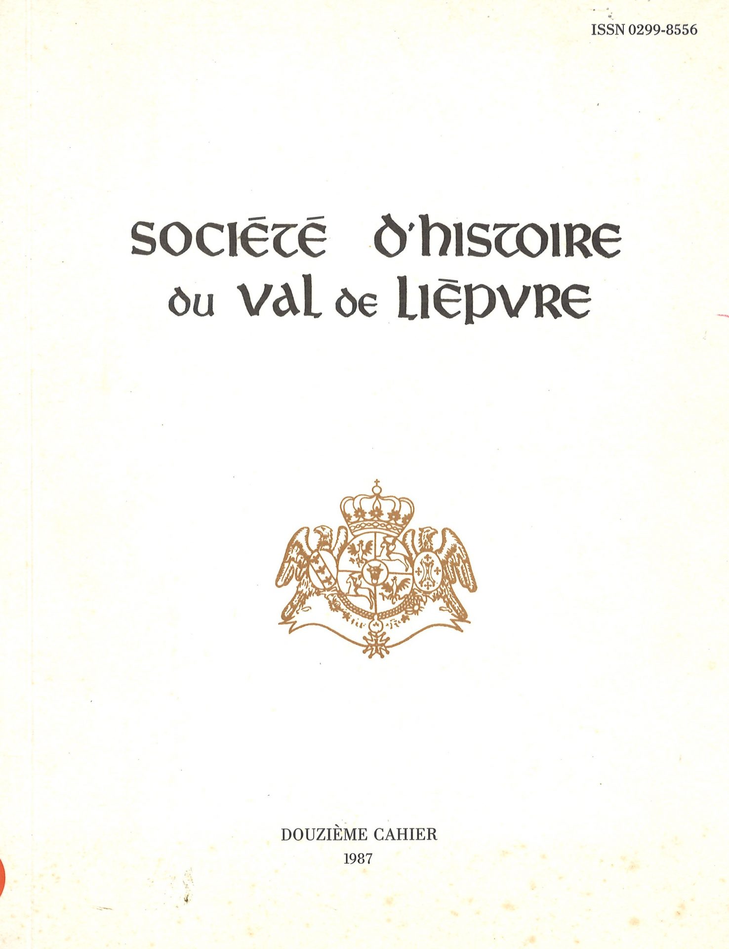 Société d'histoire du Val de Lièpvre  -  Des paysages, des hommes, des traditions