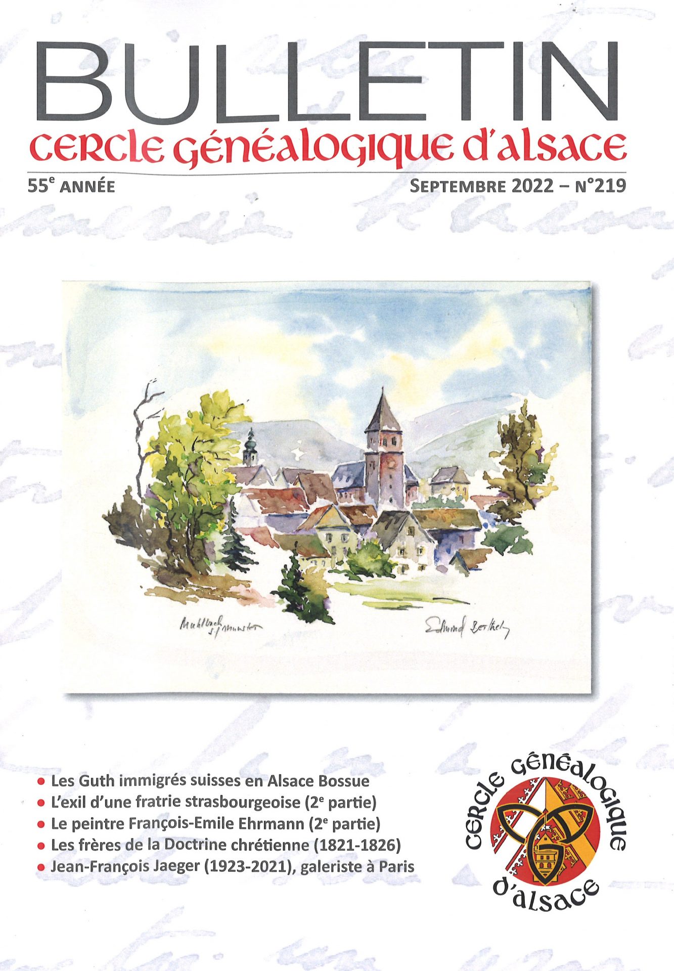 Bulletin du Cercle Généalogique d'Alsace