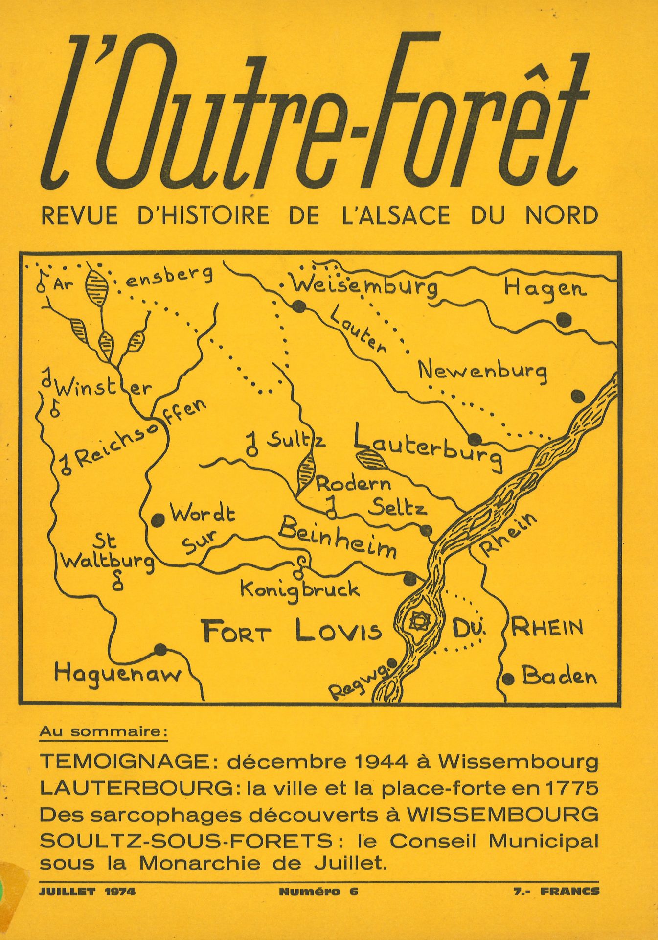l'Outre-Forêt - Revue d'Histoire de l'Alsace du Nord