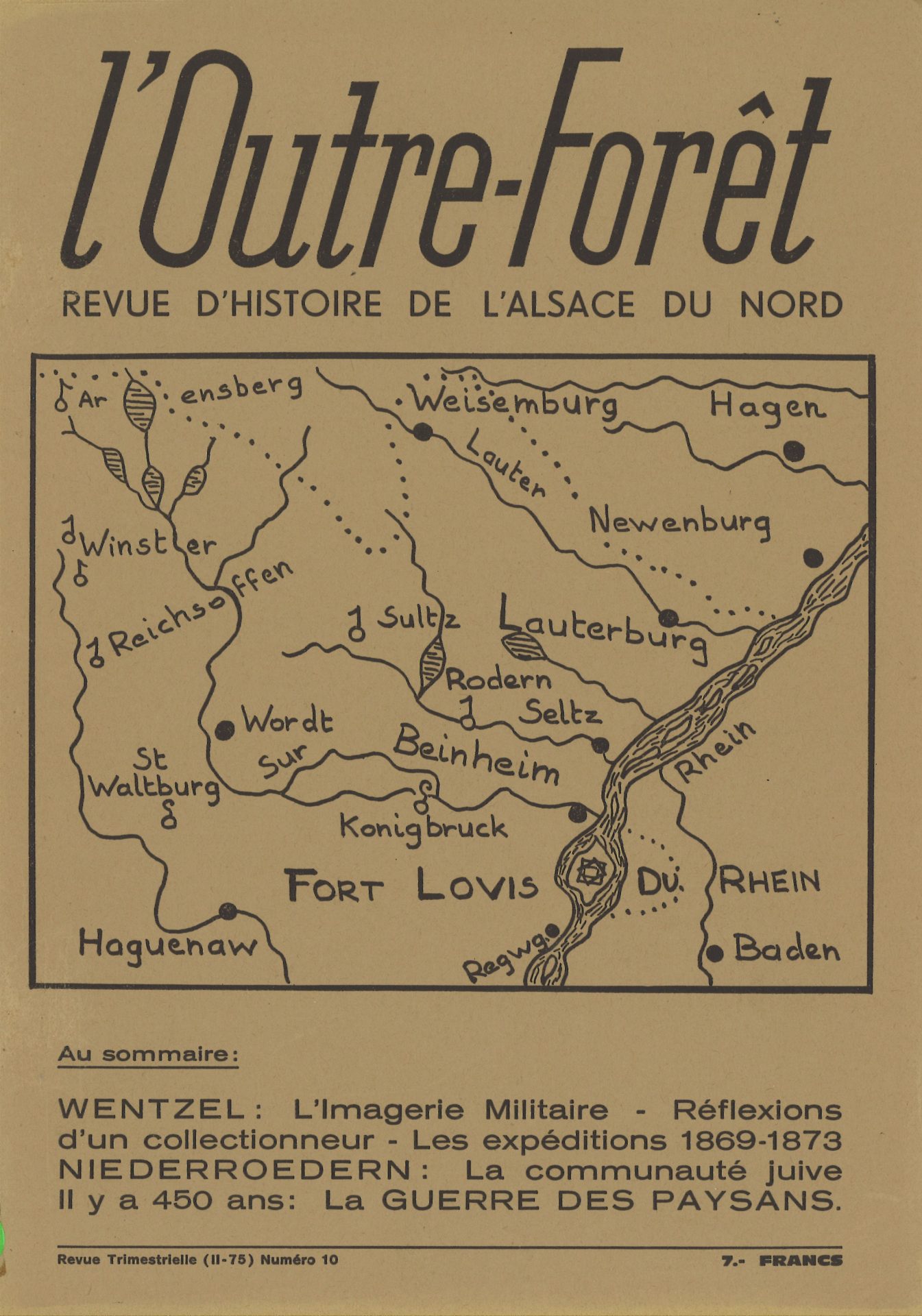 l'Outre-Forêt - Revue d'Histoire de l'Alsace du Nord