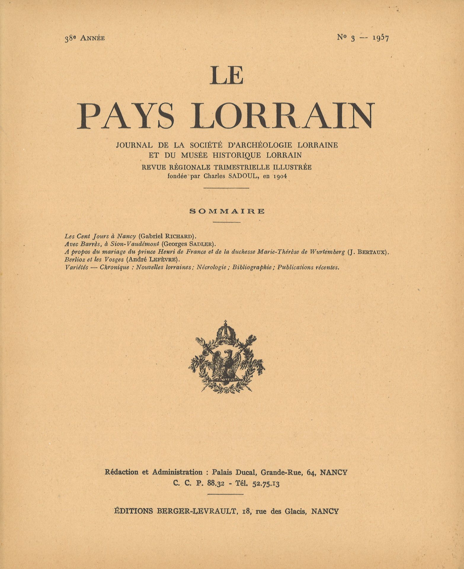 Le Pays Lorrain