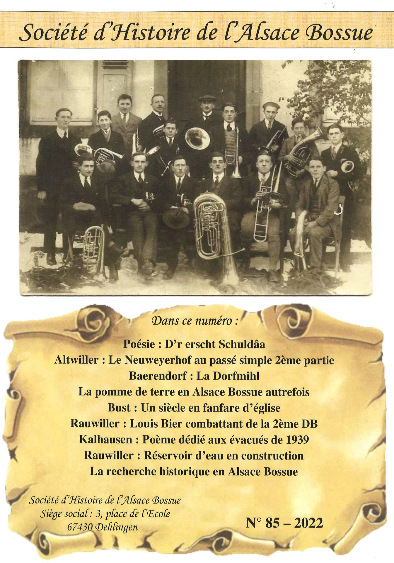 Société d'Histoire de l'Alsace Bossue