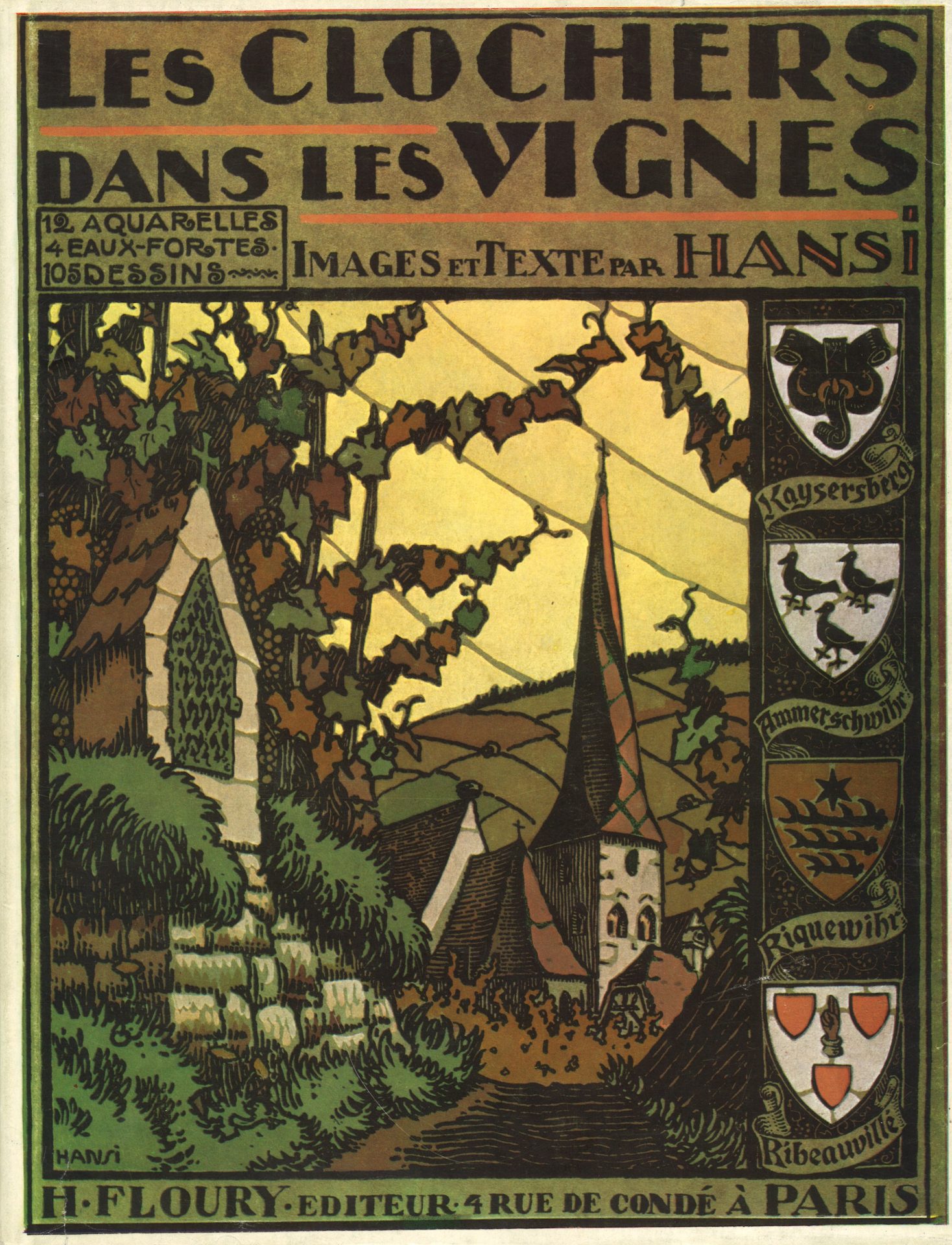 Les clochers dans les vignes