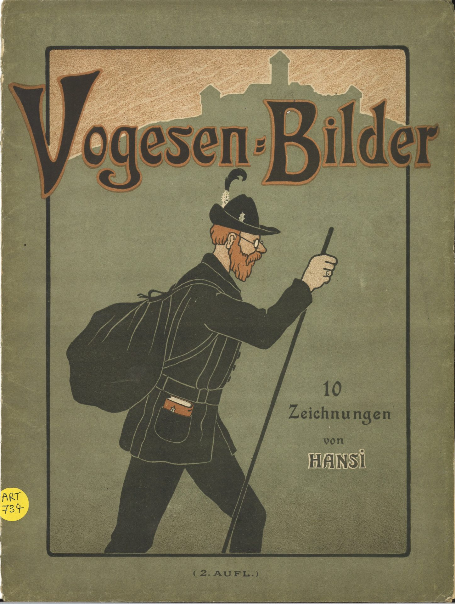 Vogesen=Bilder 10 Zeichnungen von Hansi