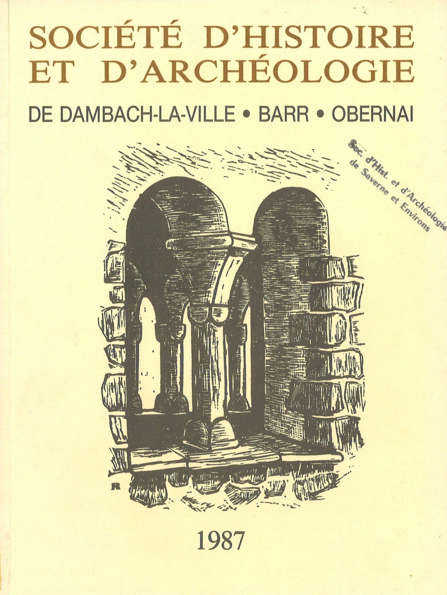 Société d’histoire et d’archéologie de Dambach-la-Ville, Barr, Obernai