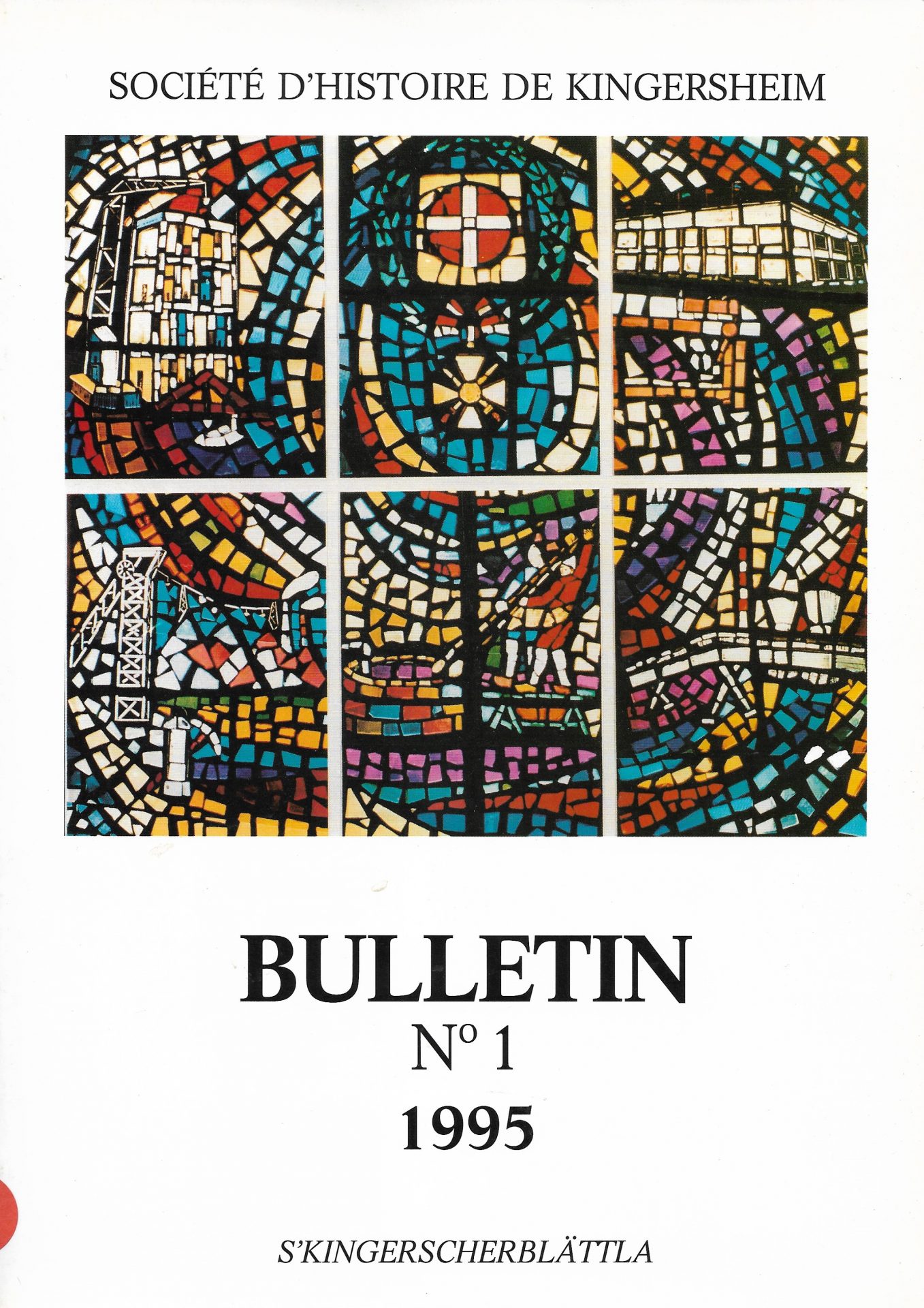 Société d'Histoire de Kingersheim - N°1 - 1995- s'Kingerscherblättla