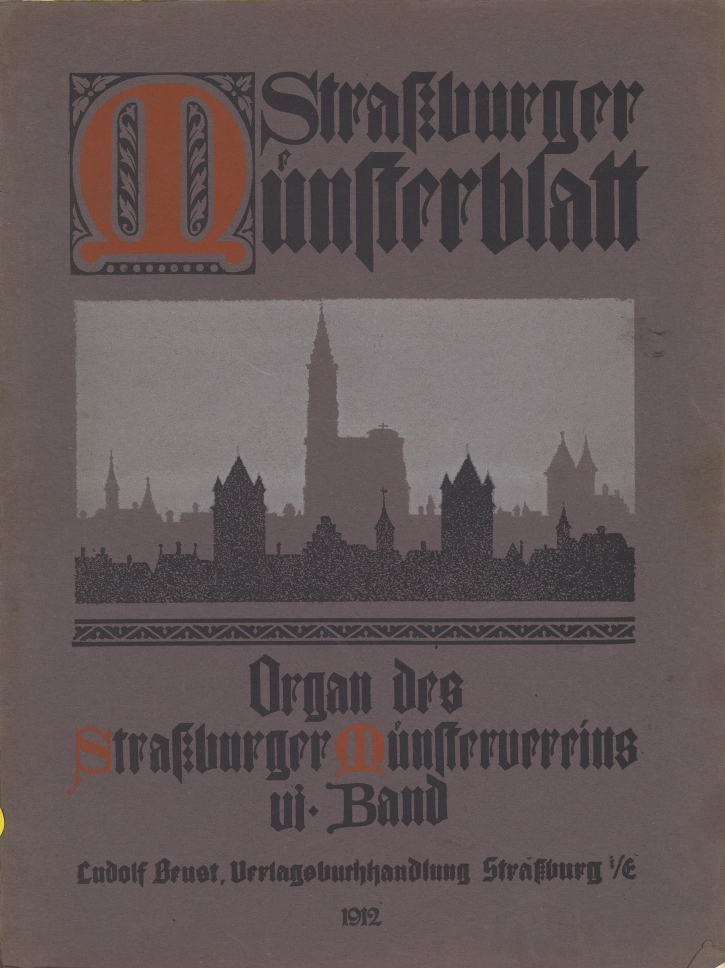 Strassburger Münsterblatt