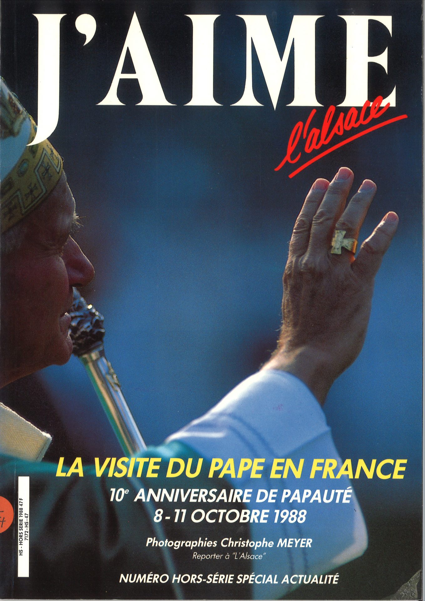 J'aime l'Alsace - La visite du pape en France