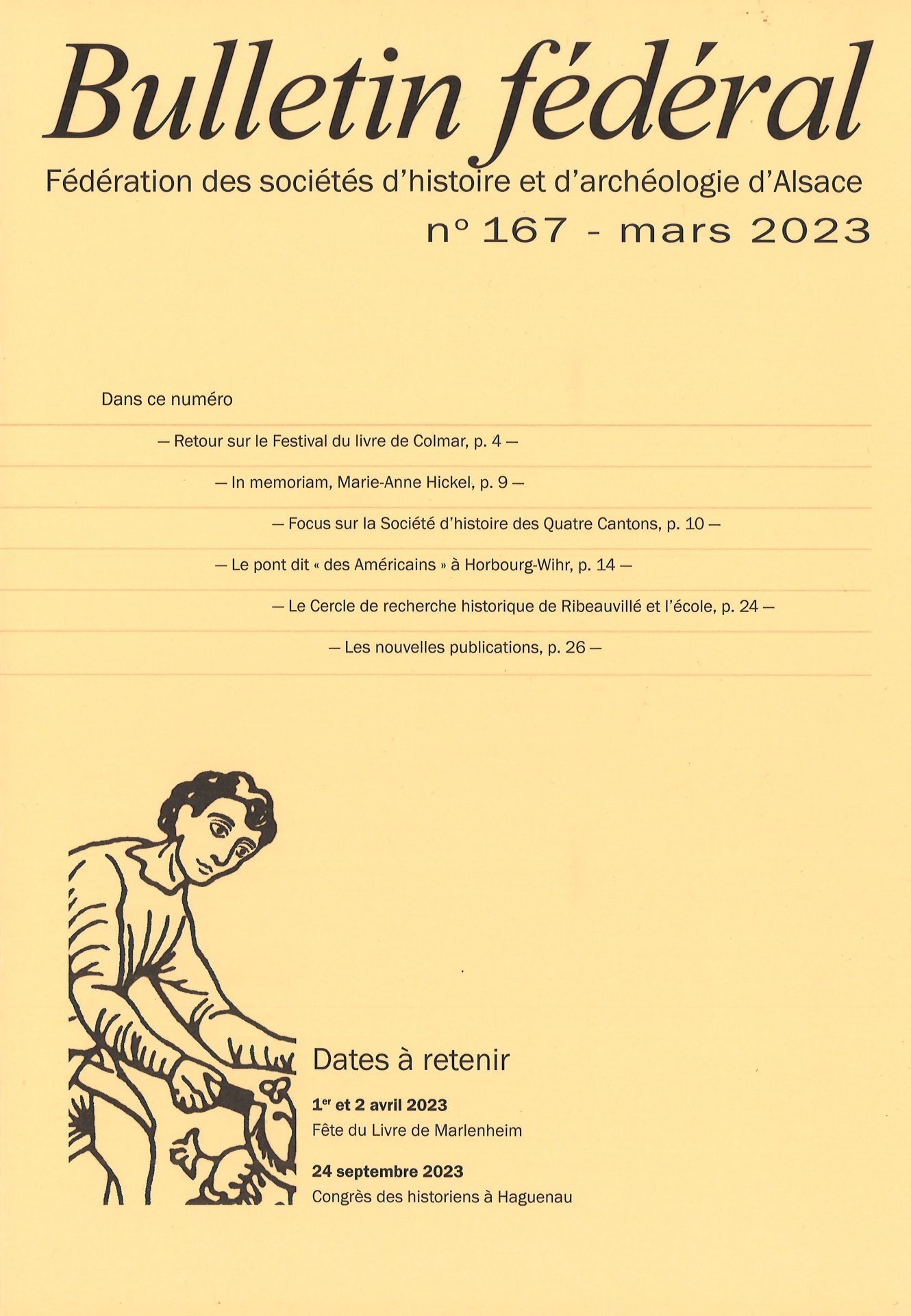 Bulletin fédéral de la Fédération des Sociétés d'Histoire et d'Archéologie d'Alsace