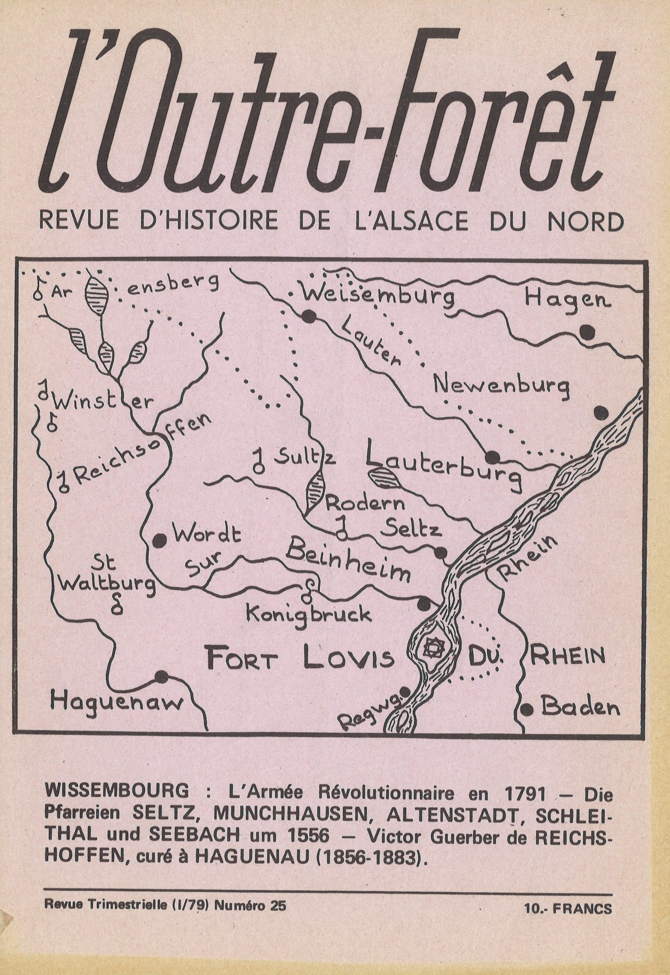l'Outre-Forêt - Revue d'Histoire de l'Alsace du Nord