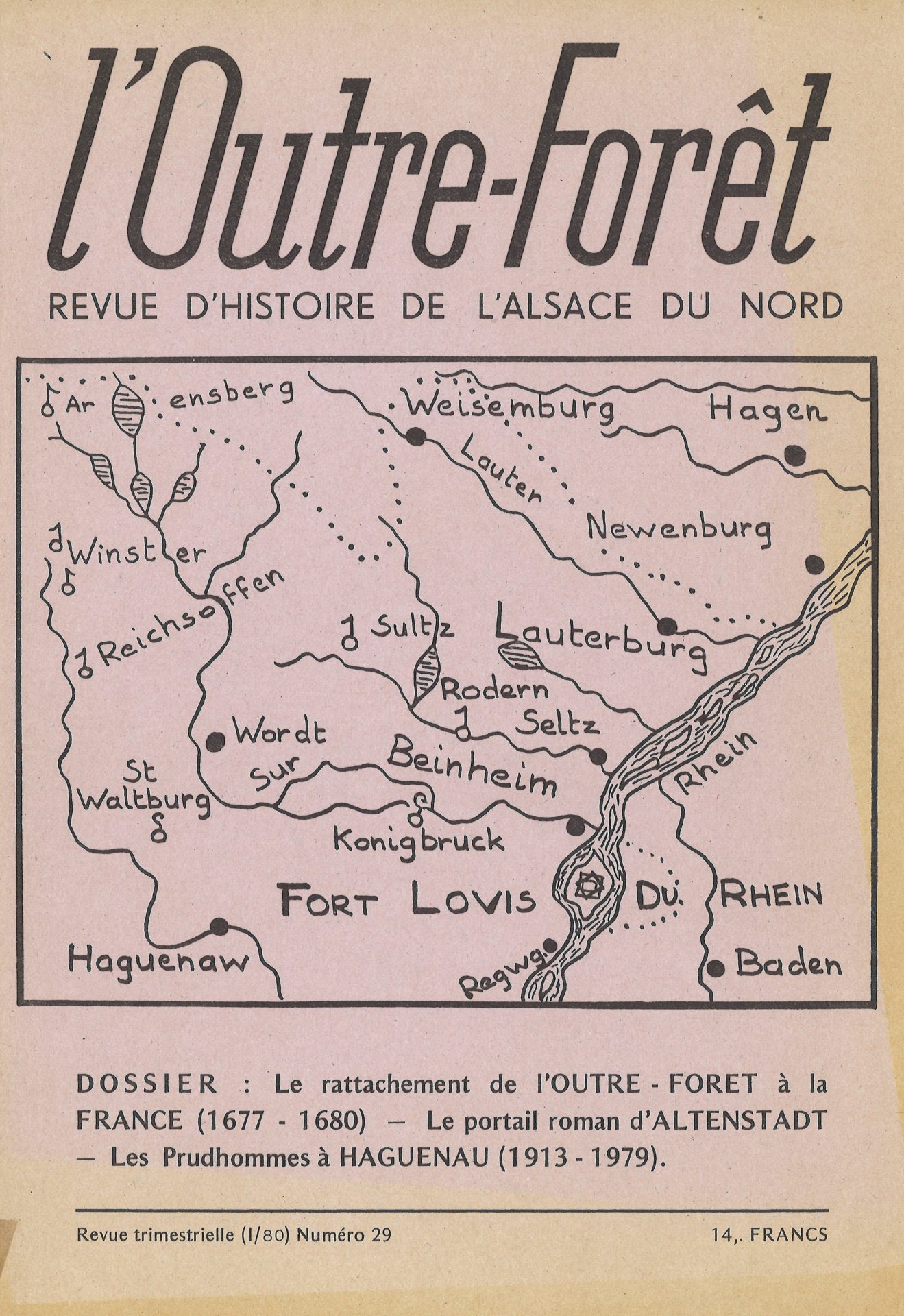 l'Outre-Forêt - Revue d'Histoire de l'Alsace du Nord