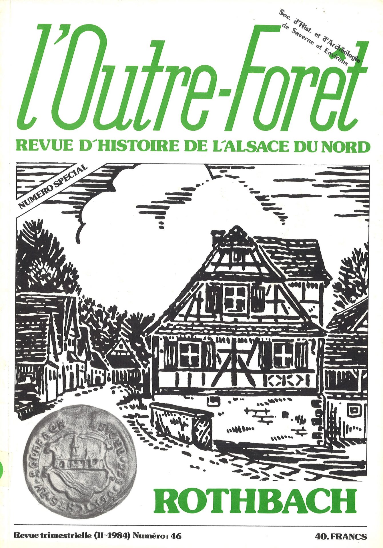l'Outre-Forêt - Revue d'Histoire de l'Alsace du Nord - spécial Rothbach