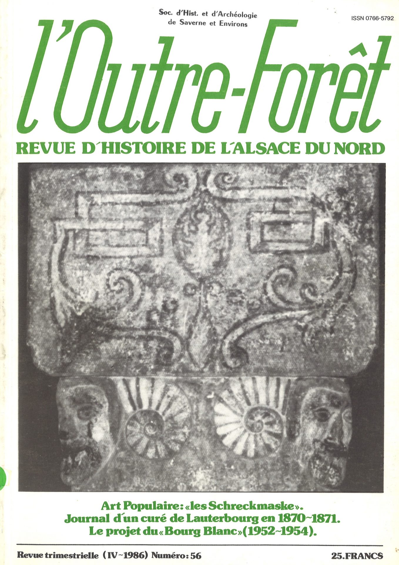 l'Outre-Forêt - Revue d'Histoire de l'Alsace du Nord