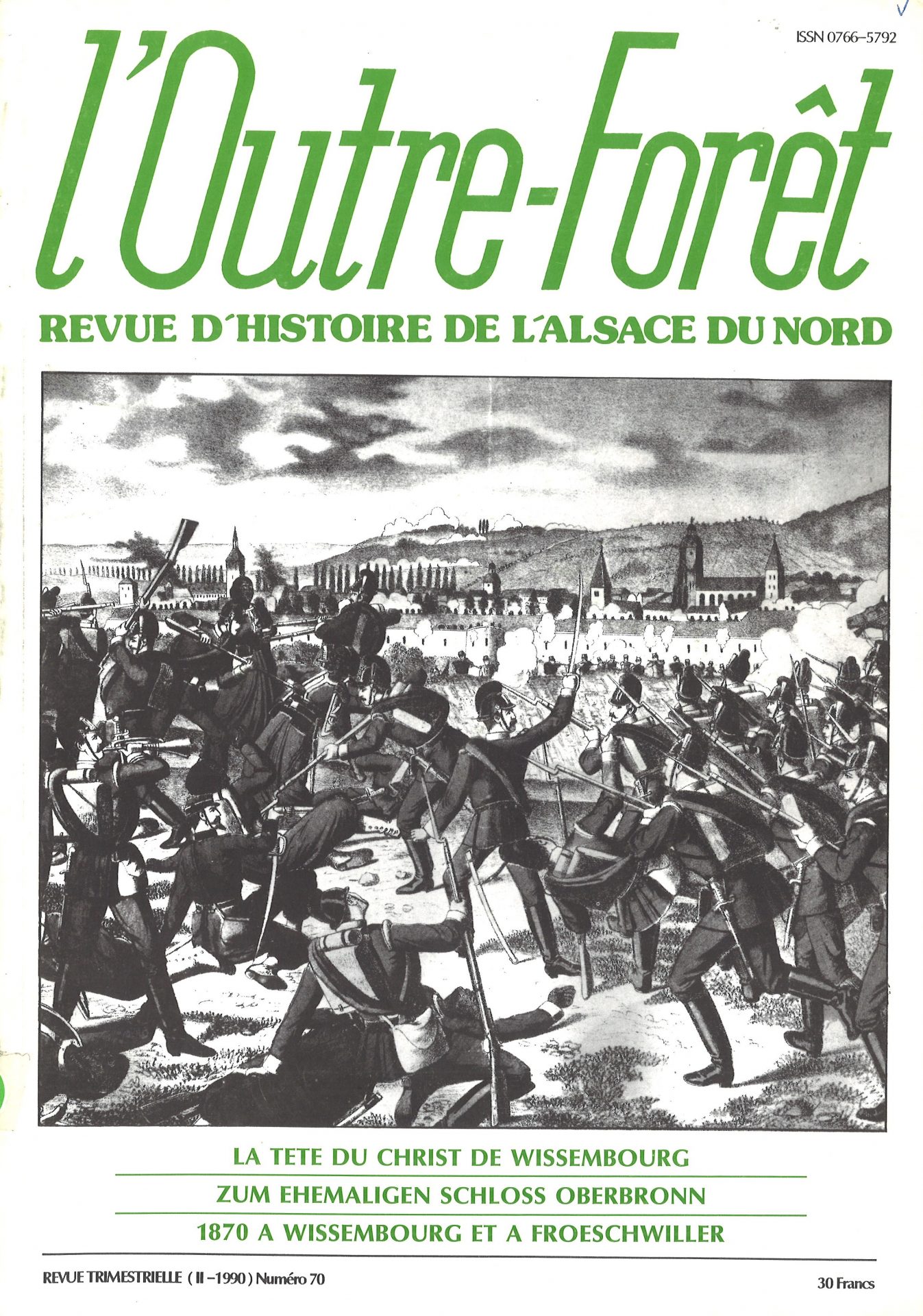 l'Outre-Forêt - Revue d'Histoire de l'Alsace du Nord