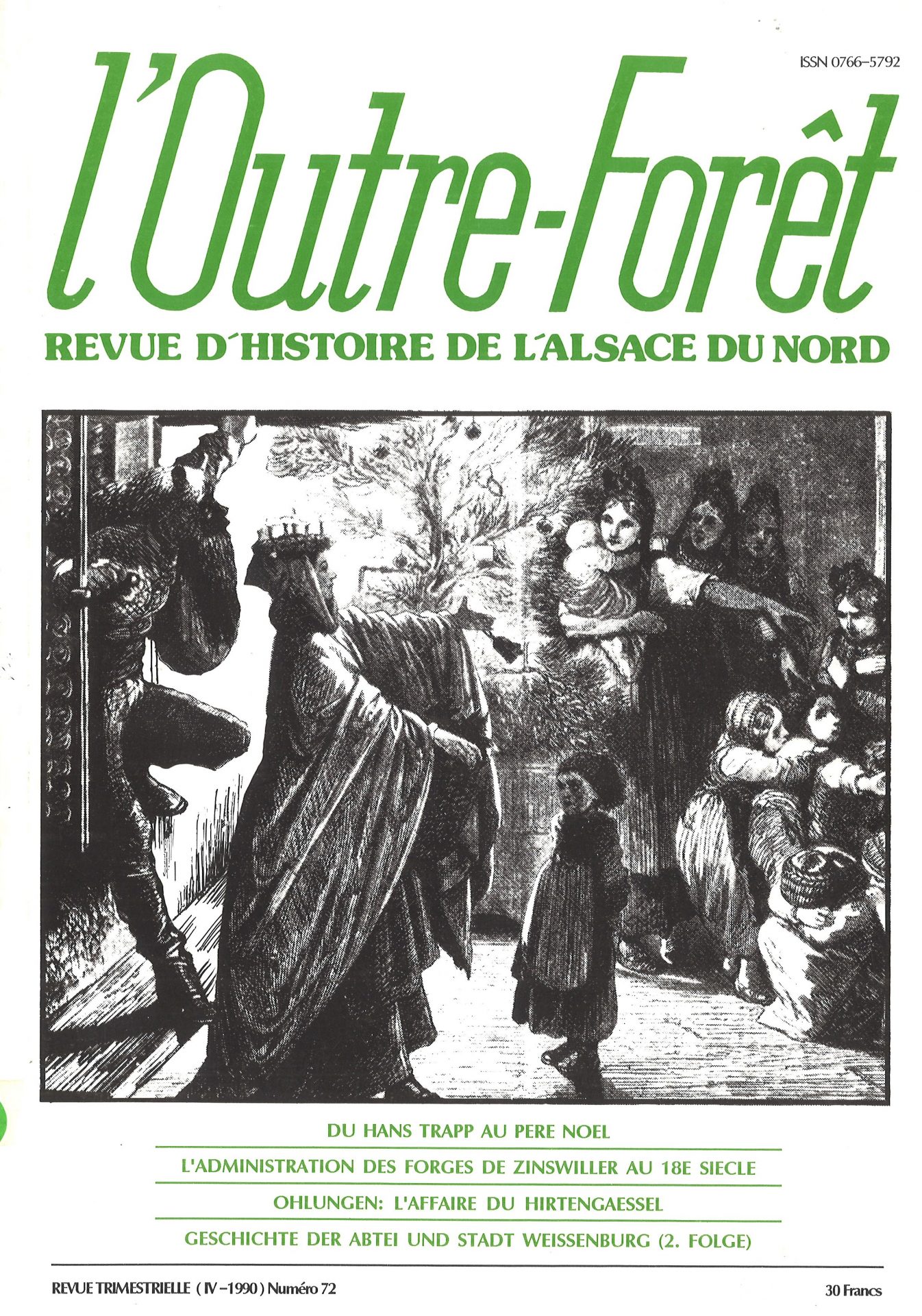 l'Outre-Forêt - Revue d'Histoire de l'Alsace du Nord