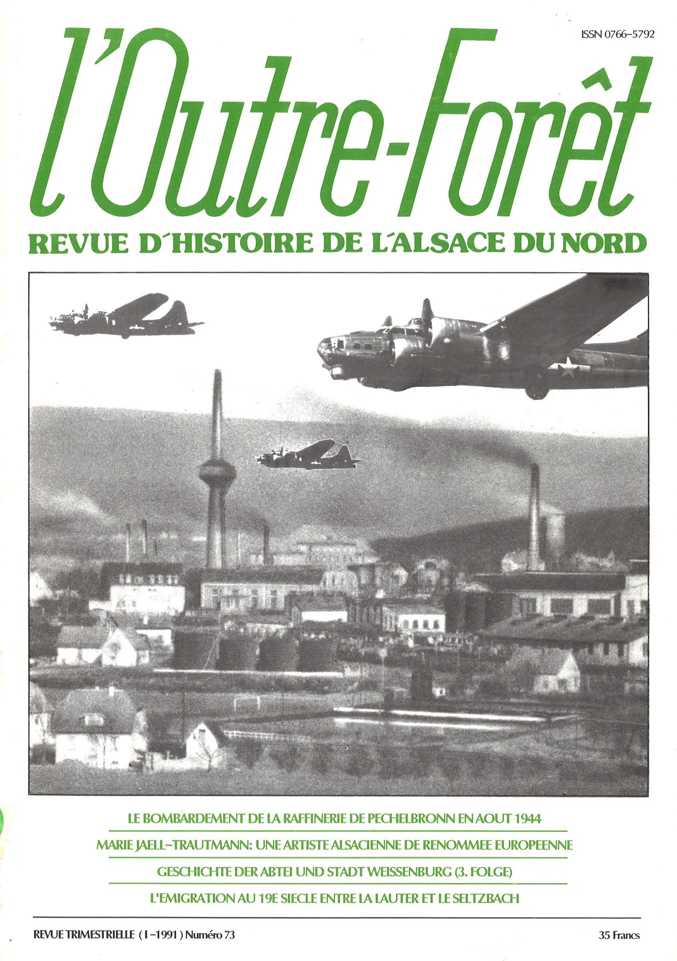 l'Outre-Forêt - Revue d'Histoire de l'Alsace du Nord