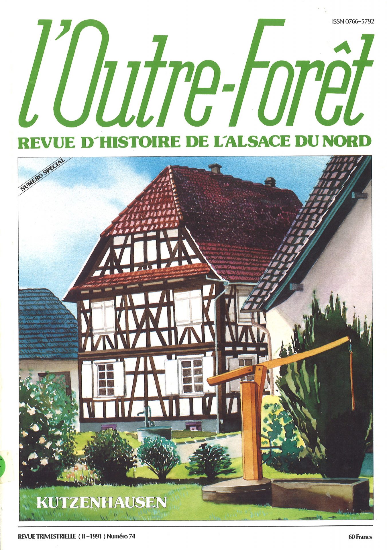 l'Outre-Forêt - Revue d'Histoire de l'Alsace du Nord - Kutzenhausen