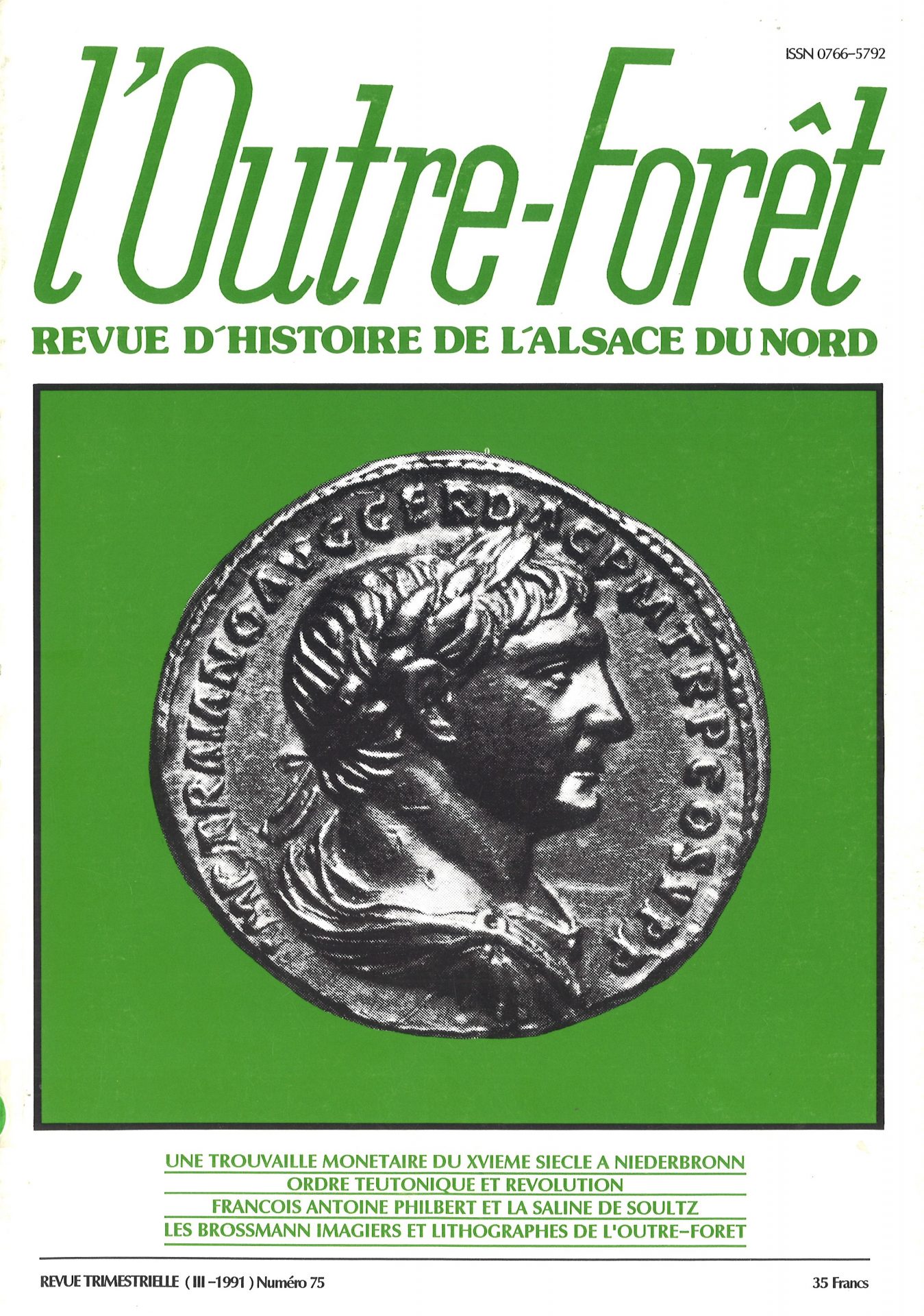l'Outre-Forêt - Revue d'Histoire de l'Alsace du Nord