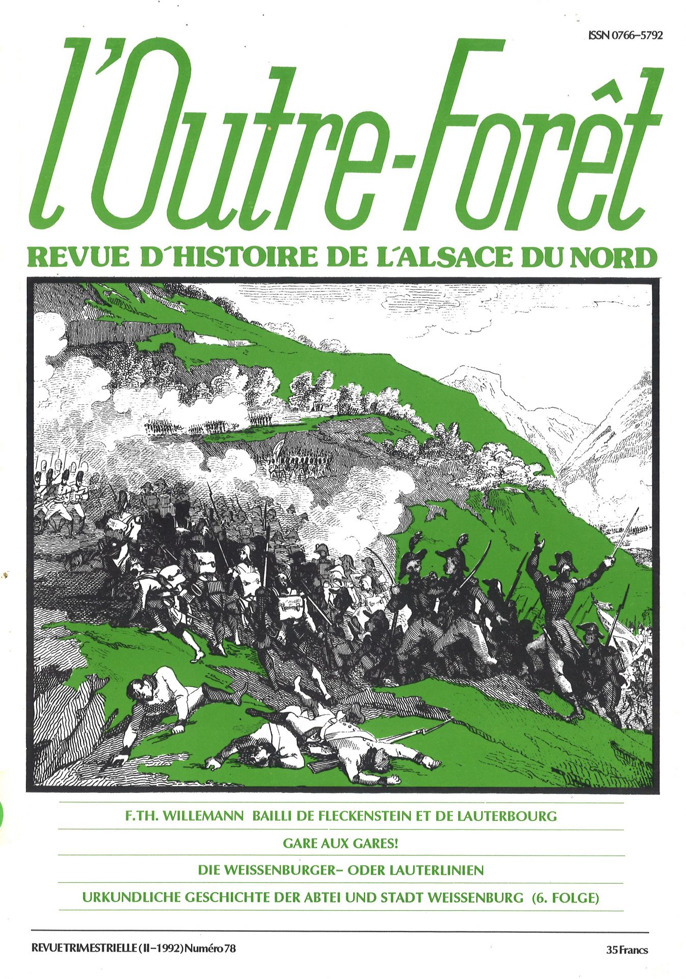 l'Outre-Forêt - Revue du Cercle d'Histoire de l'Alsace du Nord