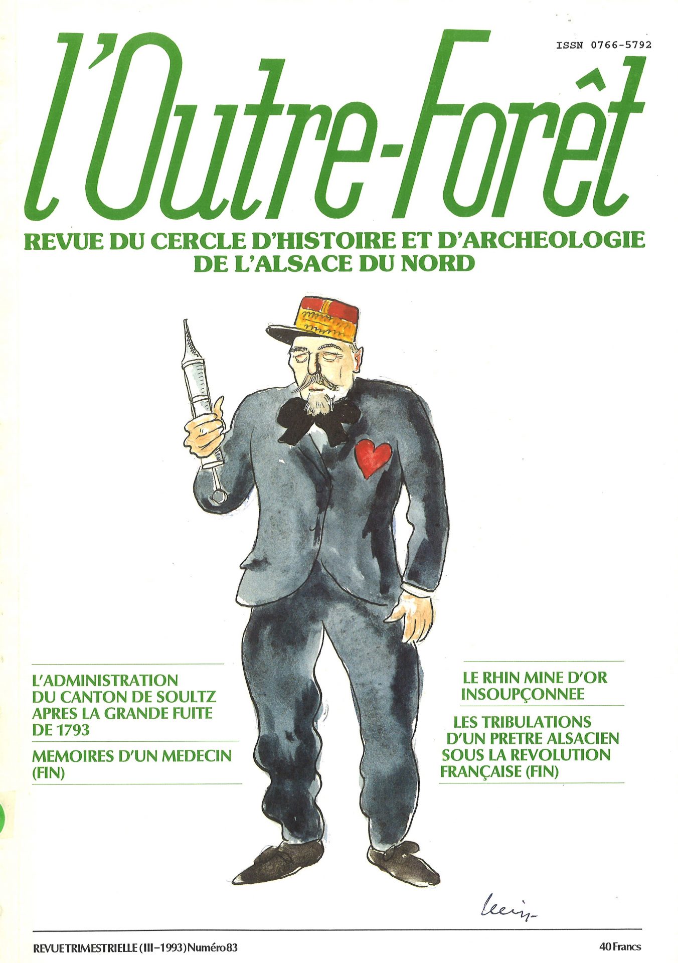l'Outre-Forêt - Revue d'Histoire et d'Archéologie de l'Alsace du Nord