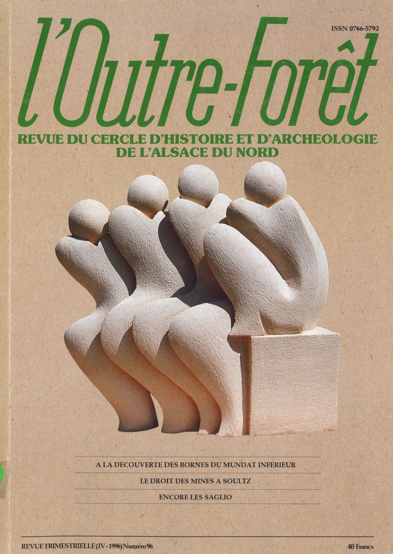 l'Outre-Forêt - Revue du Cercle d'Histoire et d'Archéologie de l'Alsace du Nord
