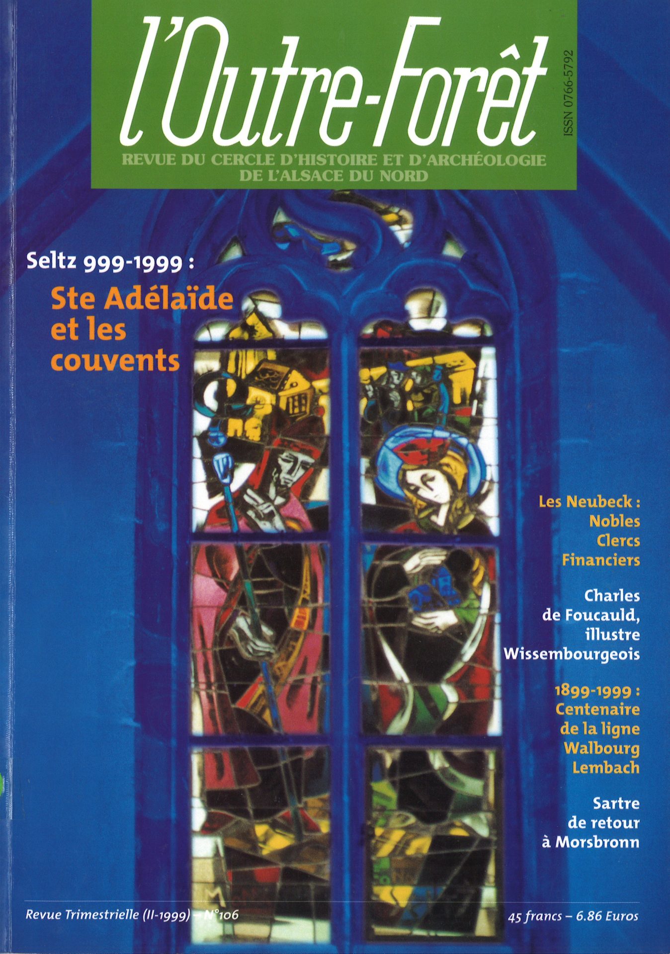 l'Outre Forêt - Revue du Cercle d'Histoire et d'Archéologie de l'Alsace du Nord