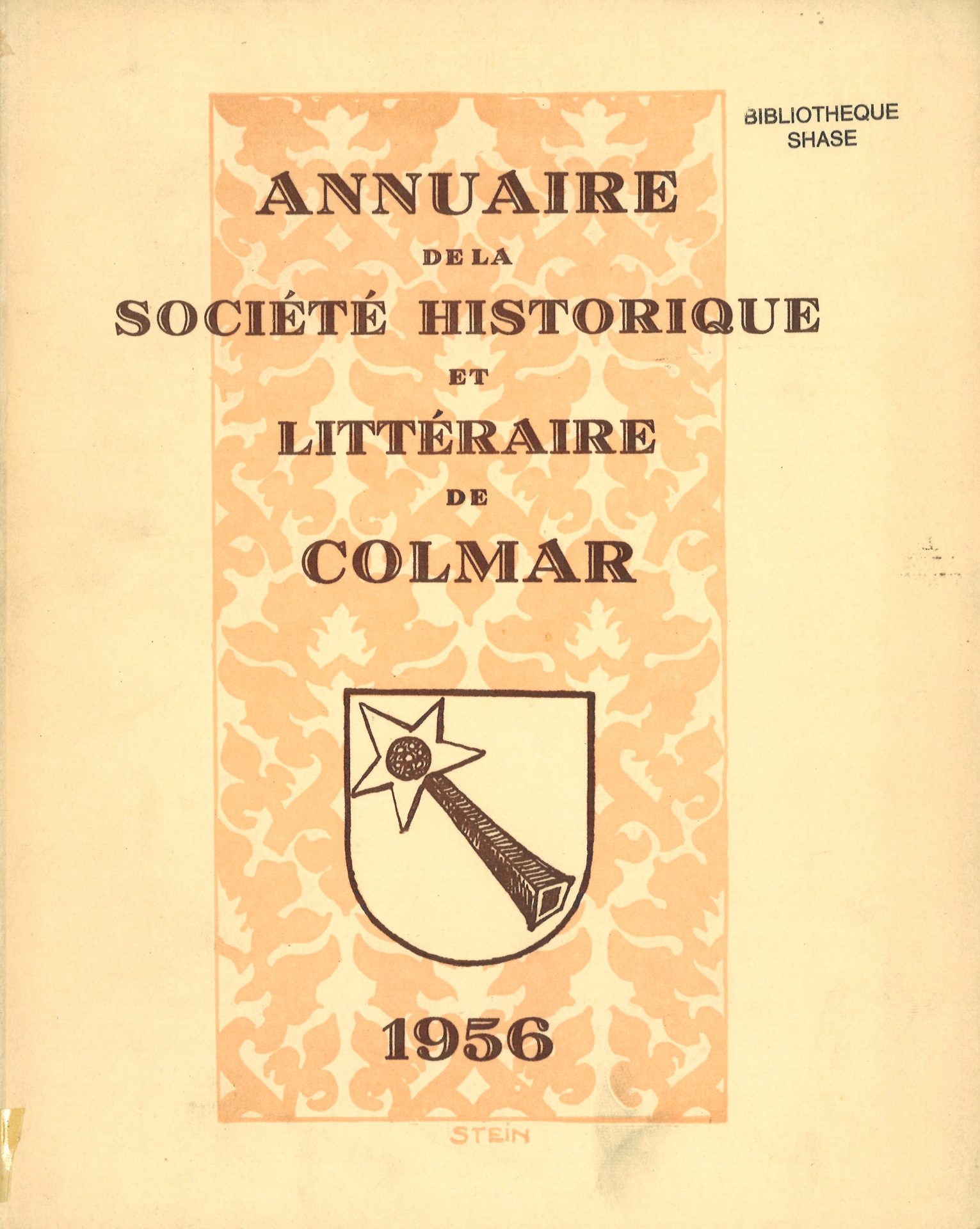 Annuaire de la Société Historique et Littéraire de Colmar