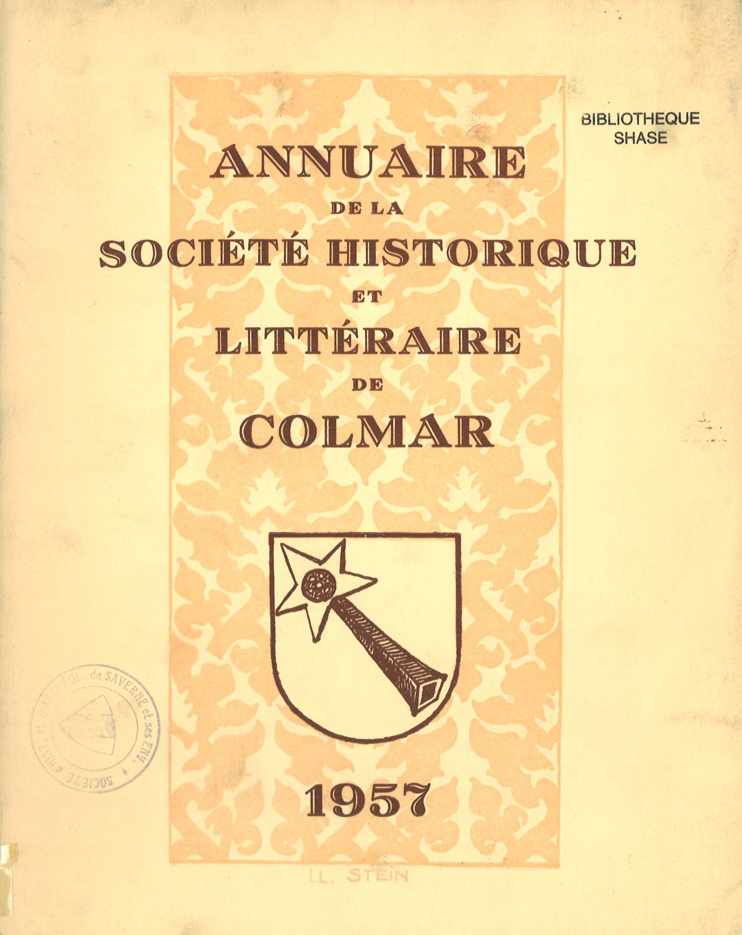 Annuaire de la Société Historique et Littéraire de Colmar