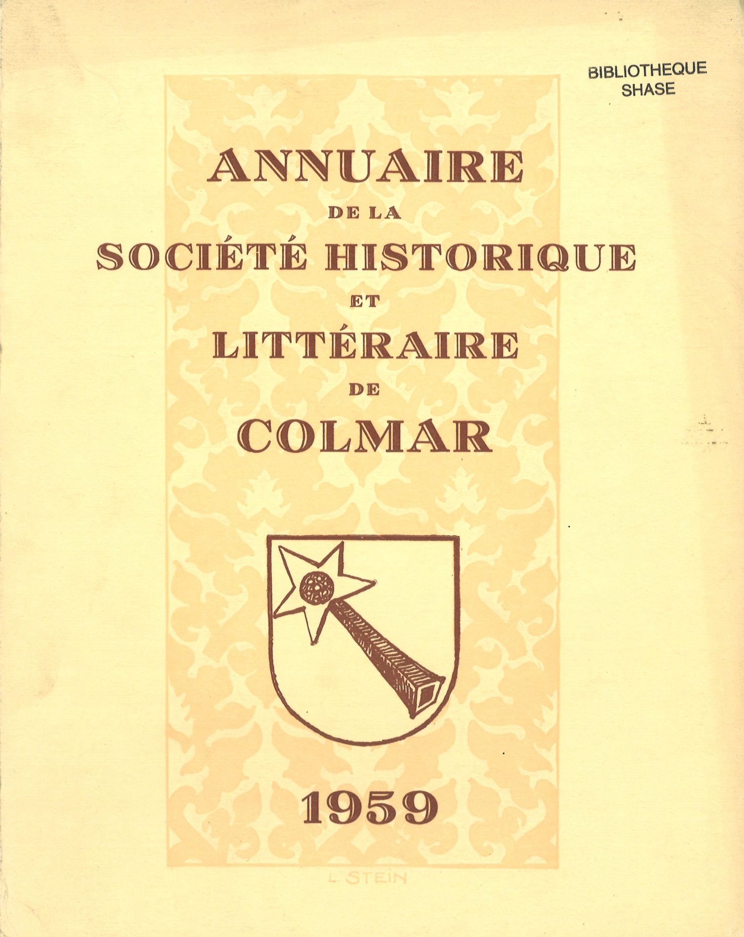 Annuaire de la Société Historique et Littéraire de Colmar