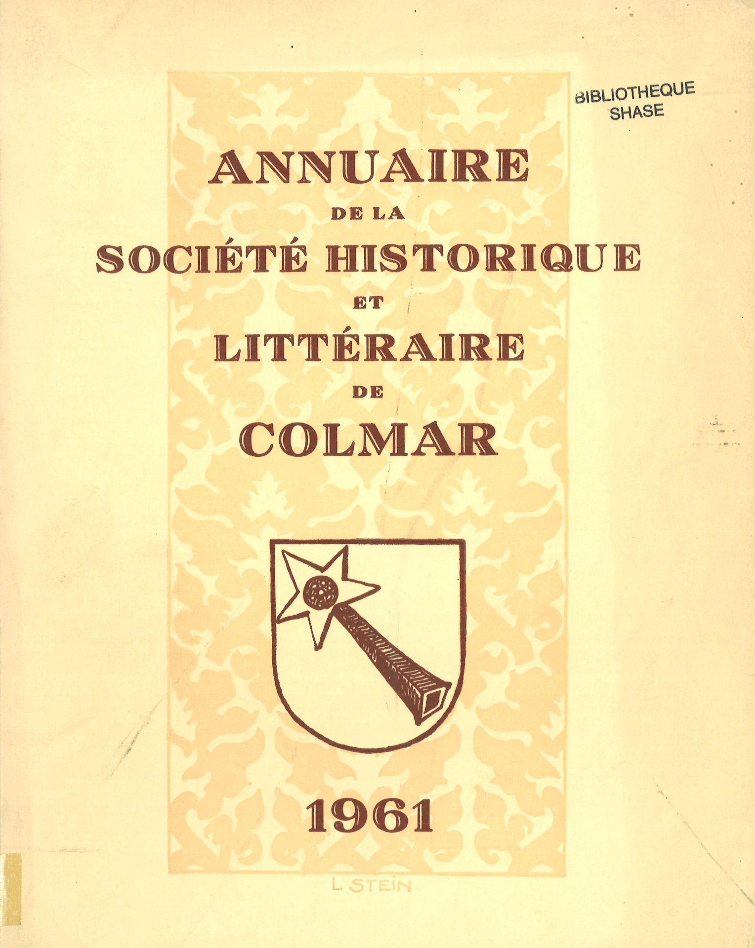 Annuaire de la Société Historique et Littéraire de Colmar