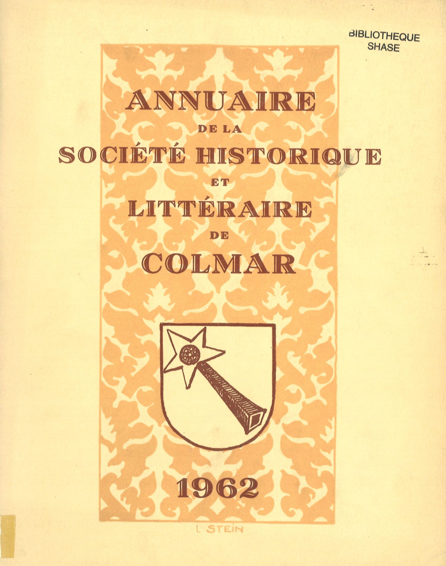 Annuaire de la Société Historique et Littéraire de Colmar