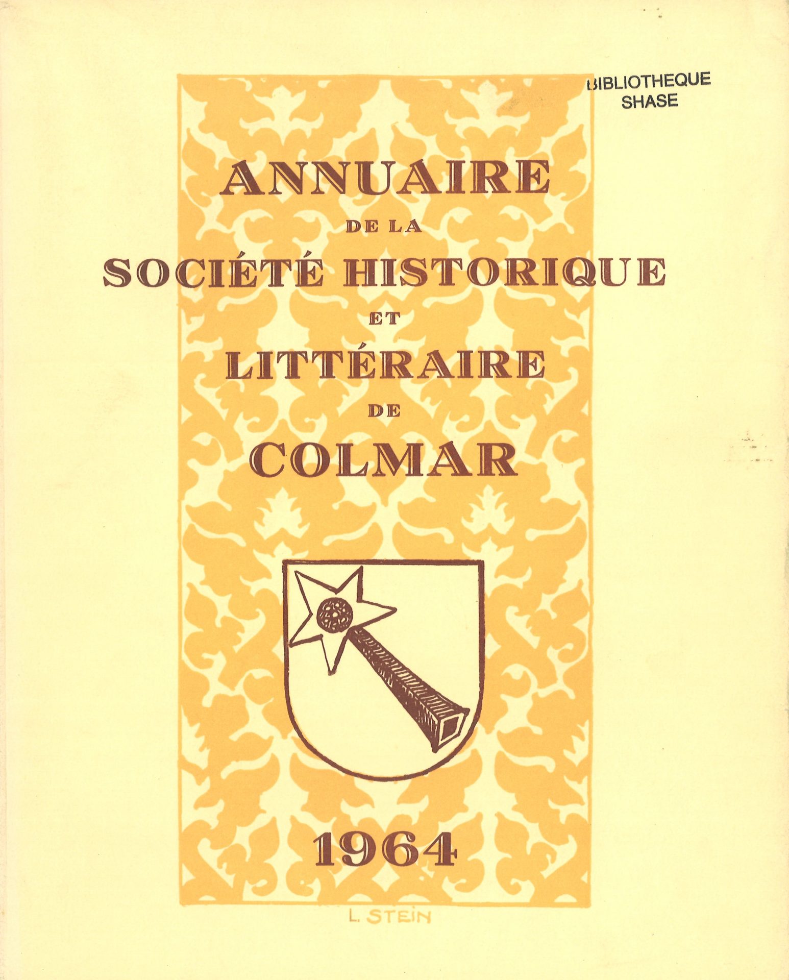 Annuaire de la Société Historique et Littéraire de Colmar