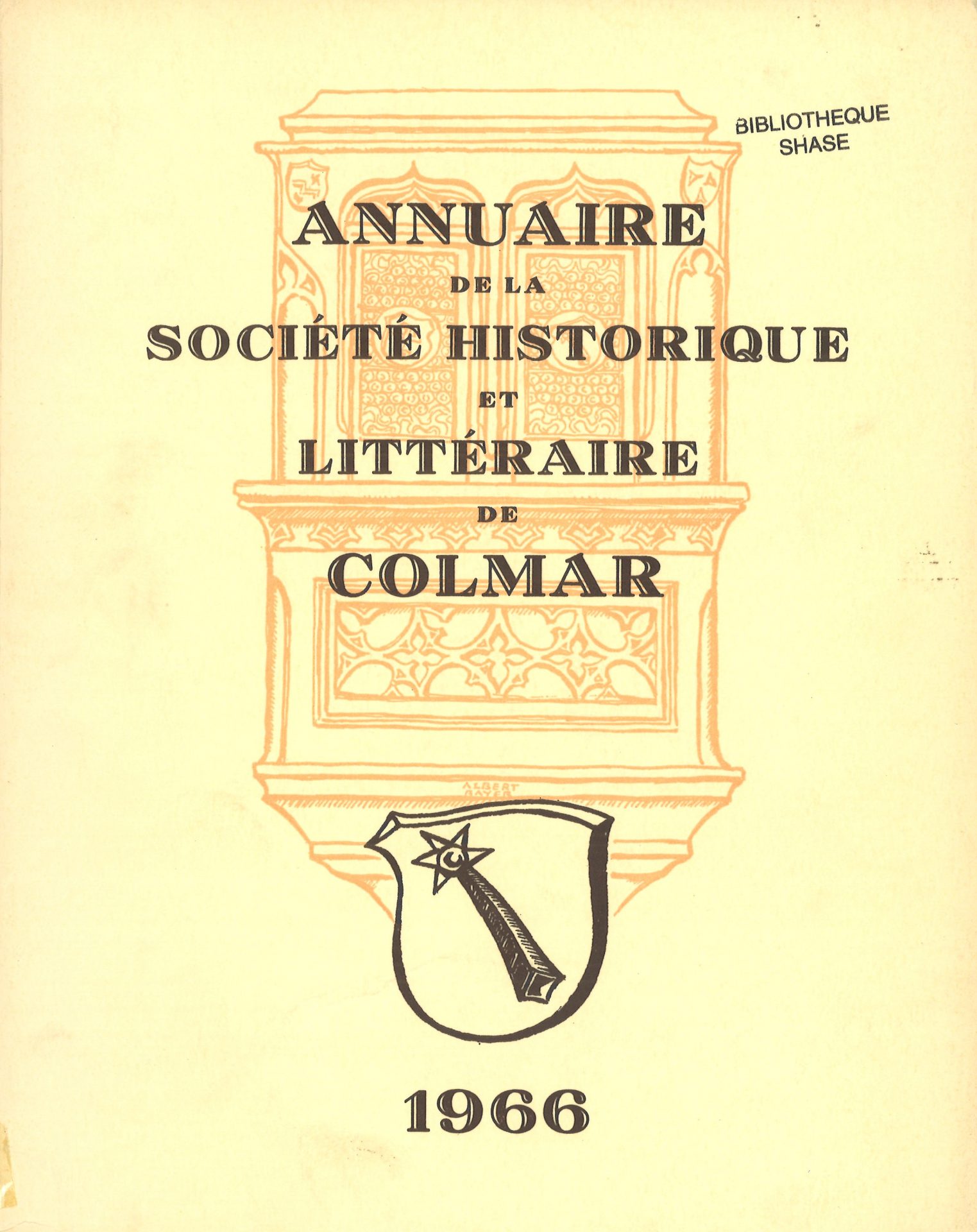 Annuaire de la Société Historique et Littéraire de Colmar