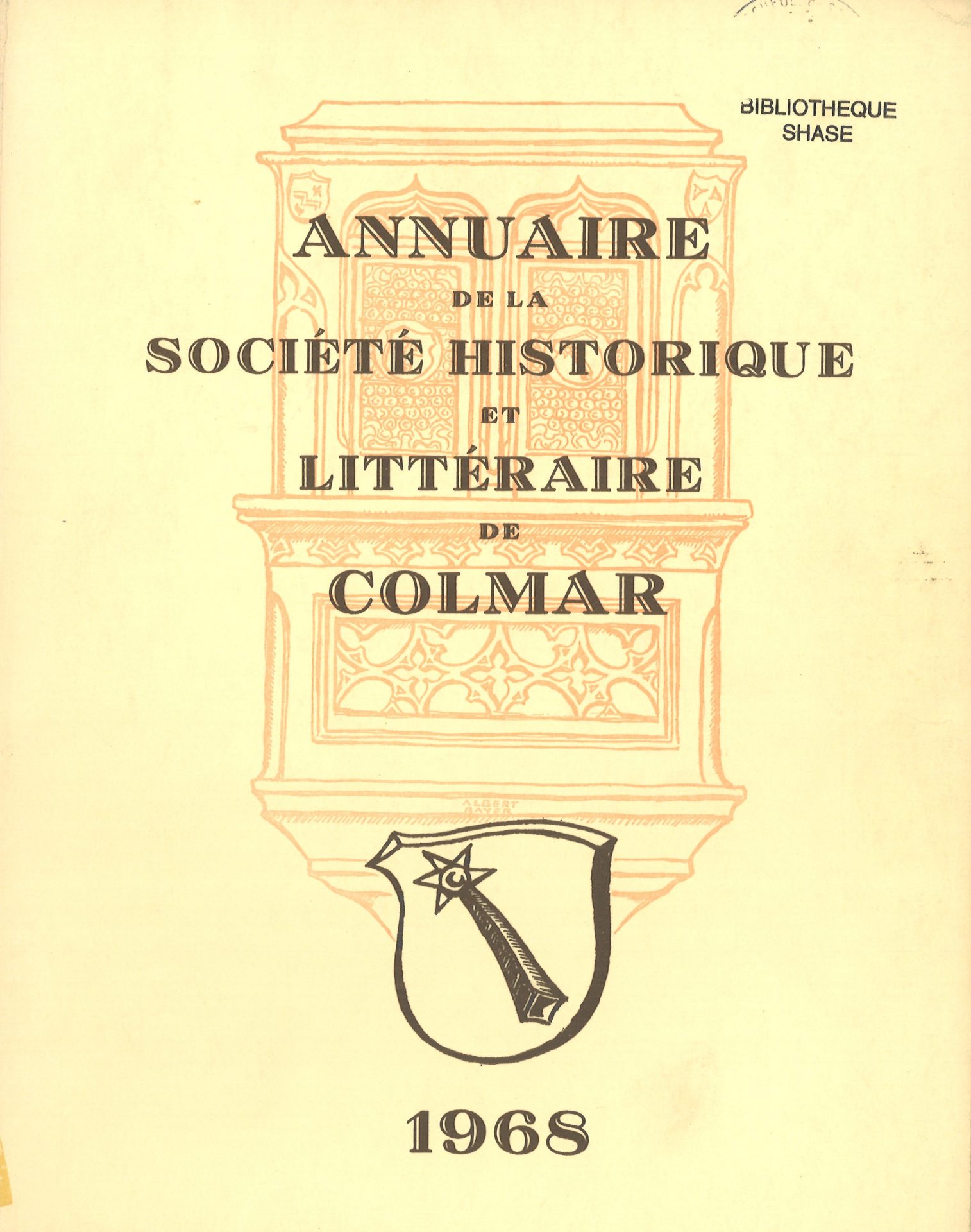 Annuaire de la Société Historique et Littéraire de Colmar