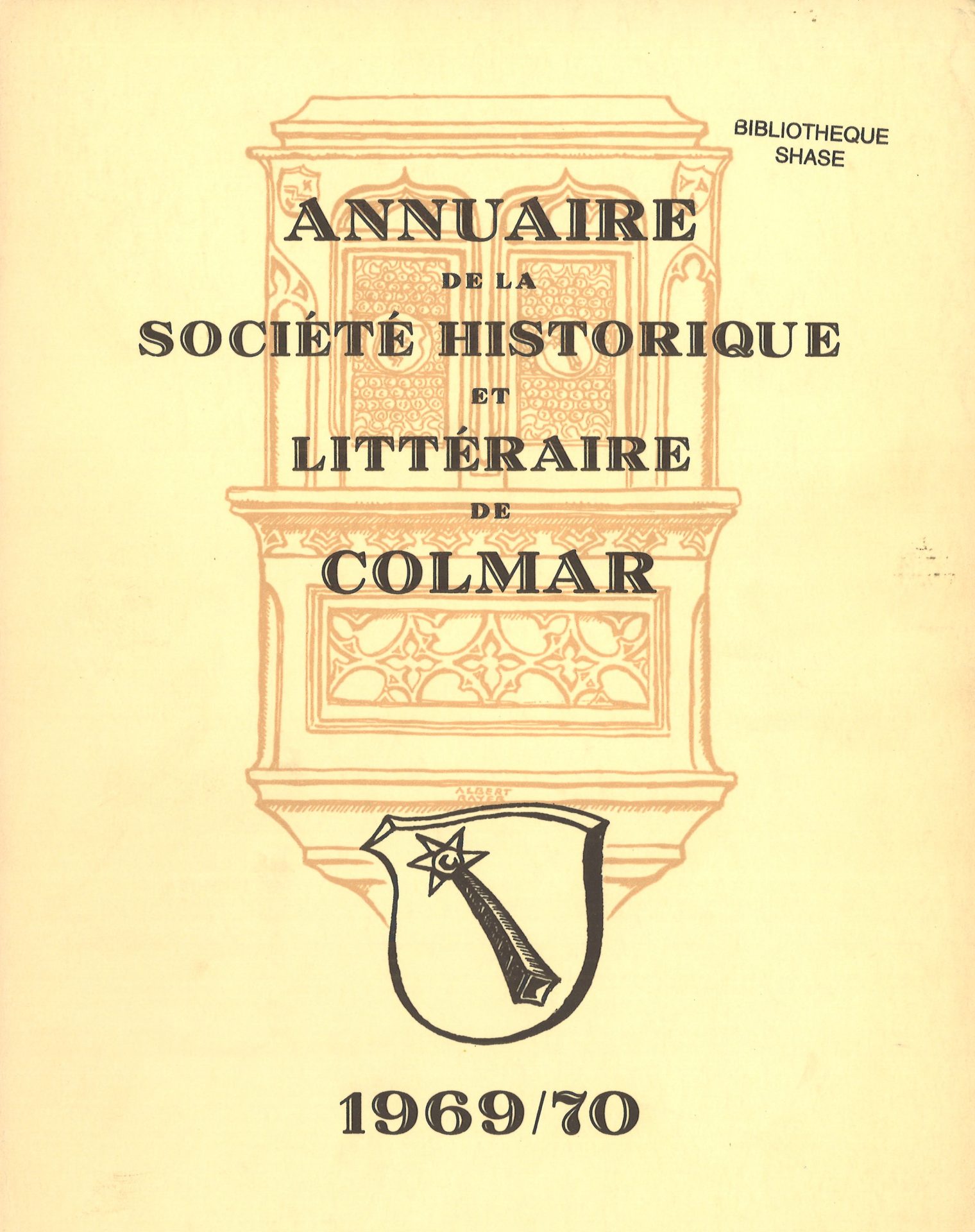 Annuaire de la Société Historique et Littéraire de Colmar