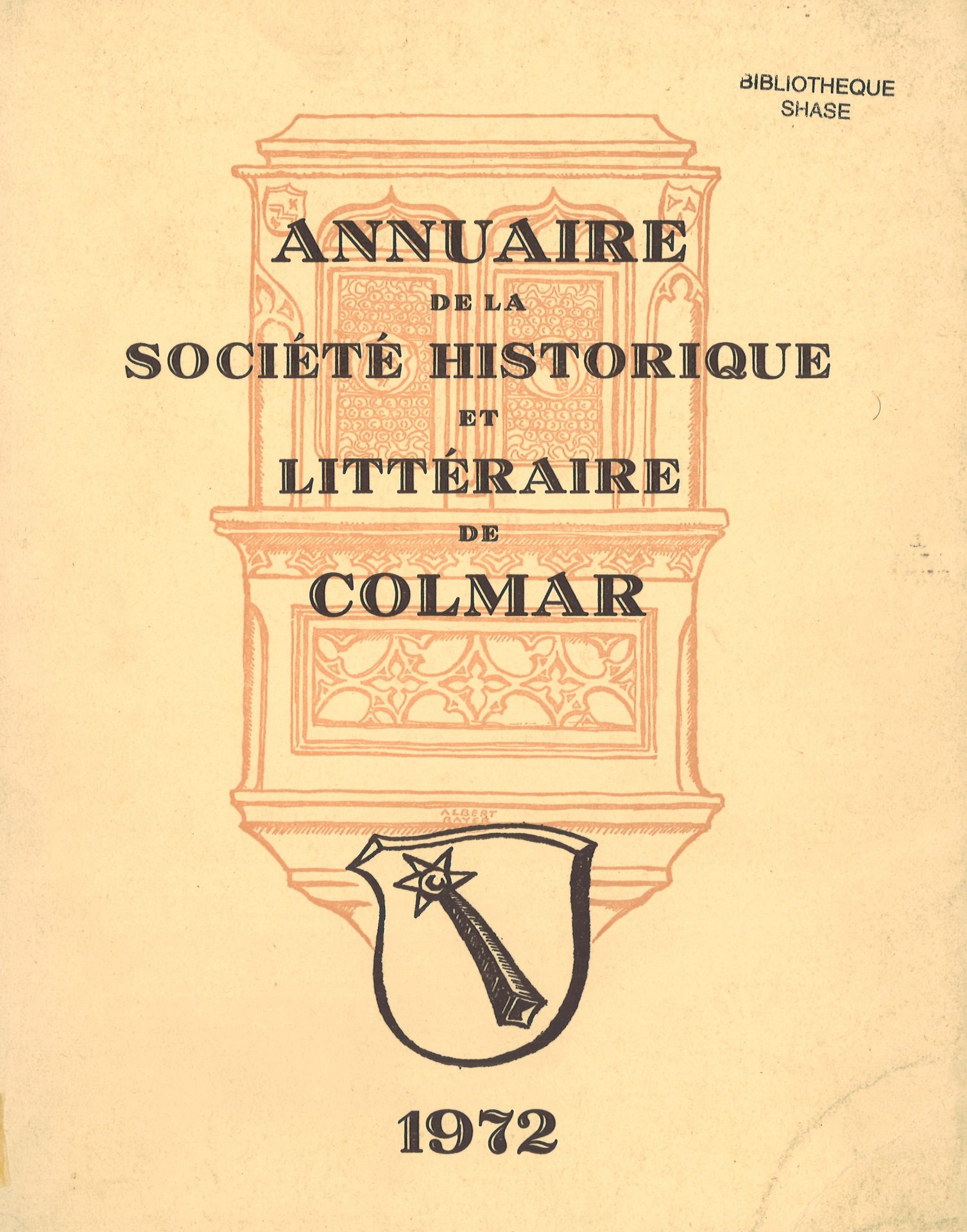 Annuaire de la Société historique et littéraire de Colmar