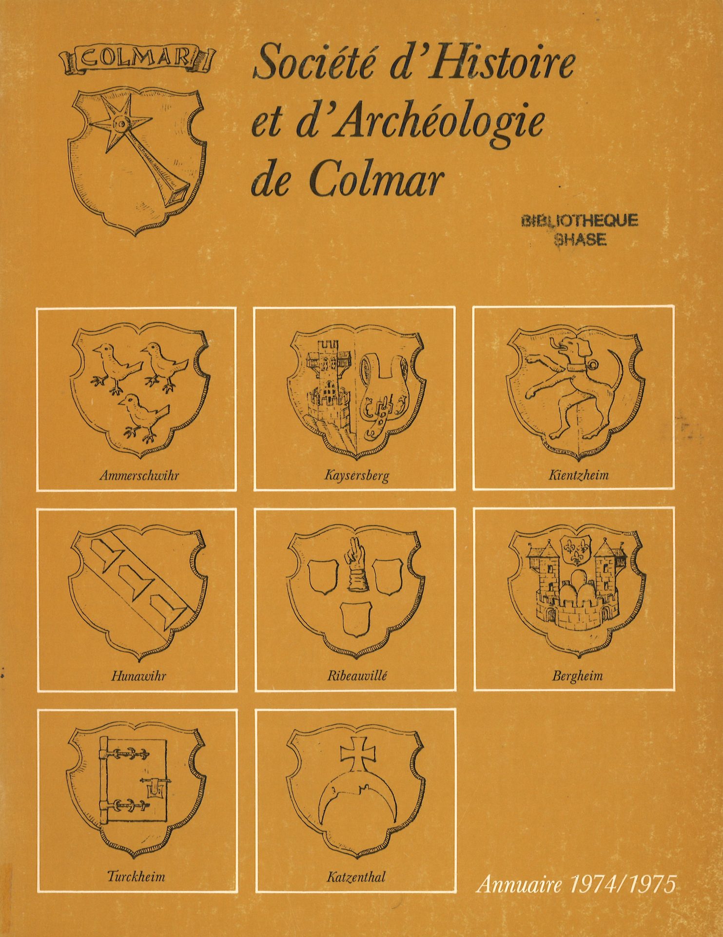 Annuaire de la Société d'Histoire et d'Archéologie de Colmar