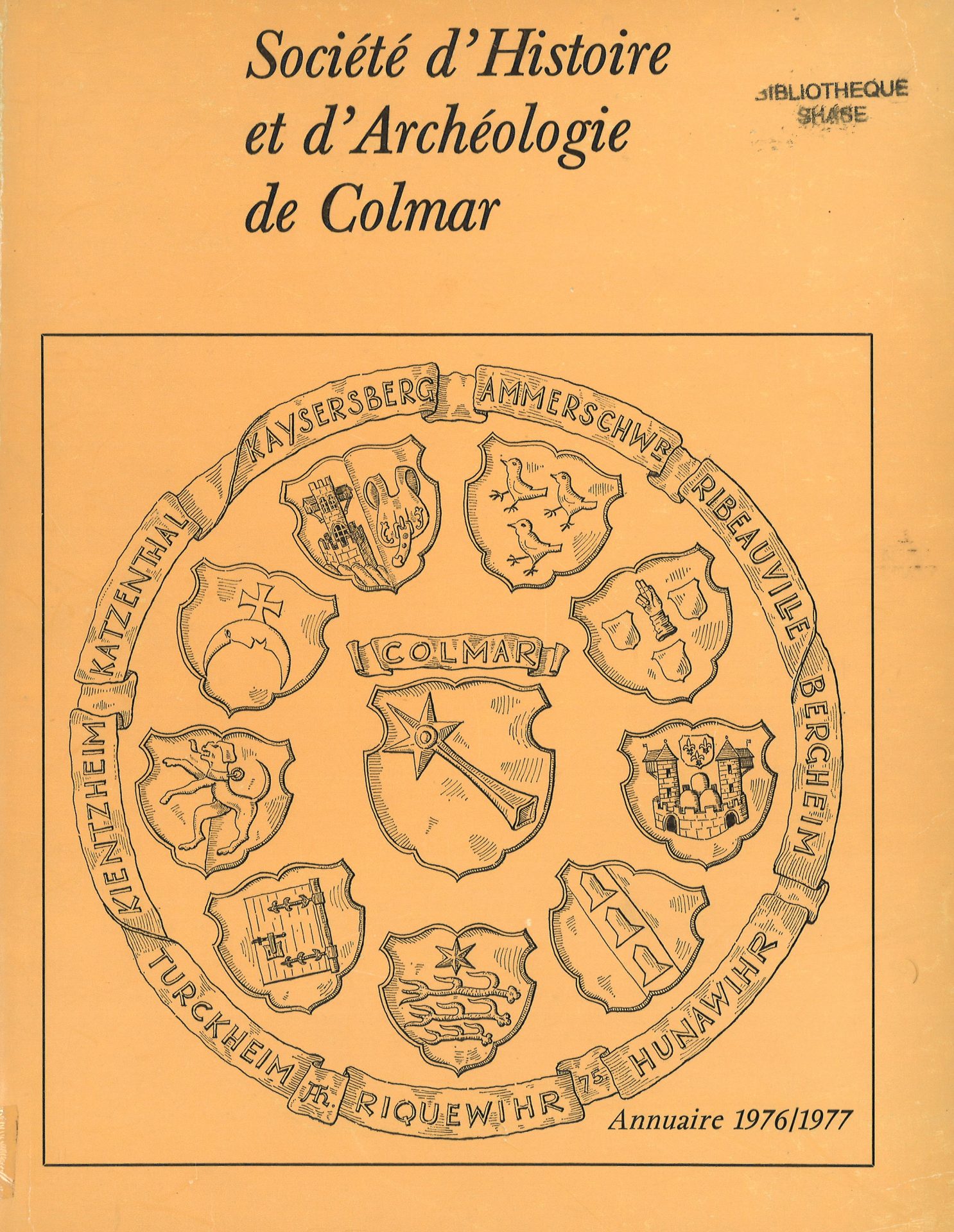 Annuaire de la Société d'Histoire et d'Archéologie de Colmar