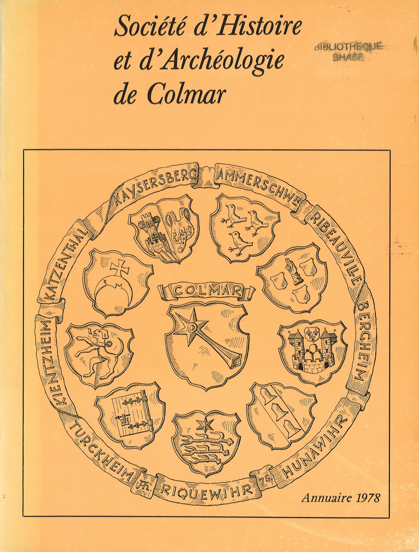 Annuaire de la Société d'Histoire et d'Archéologie de Colmar